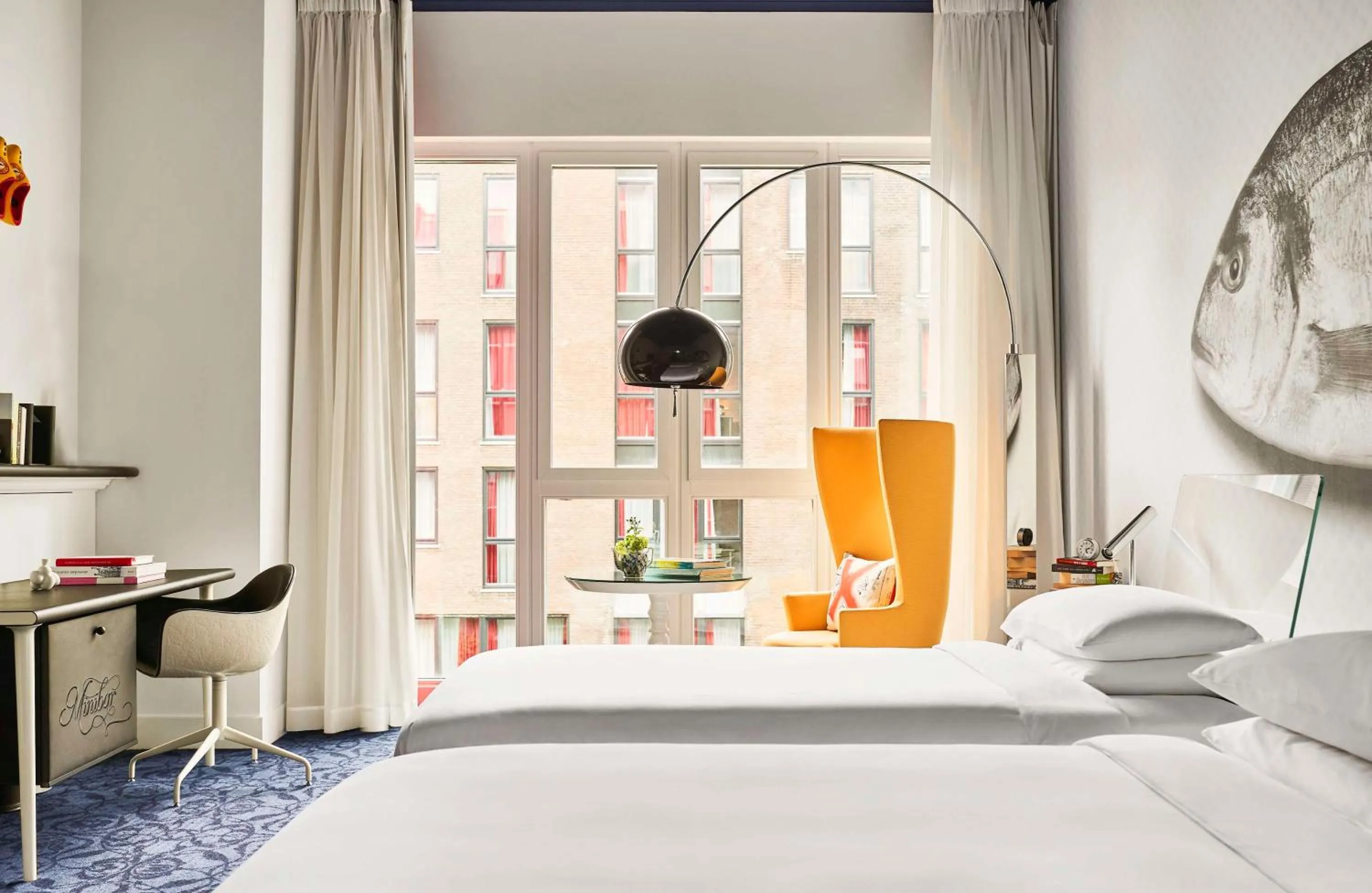 Bedroom, Bed in Andaz Amsterdam, Prinsengracht, By Hyatt