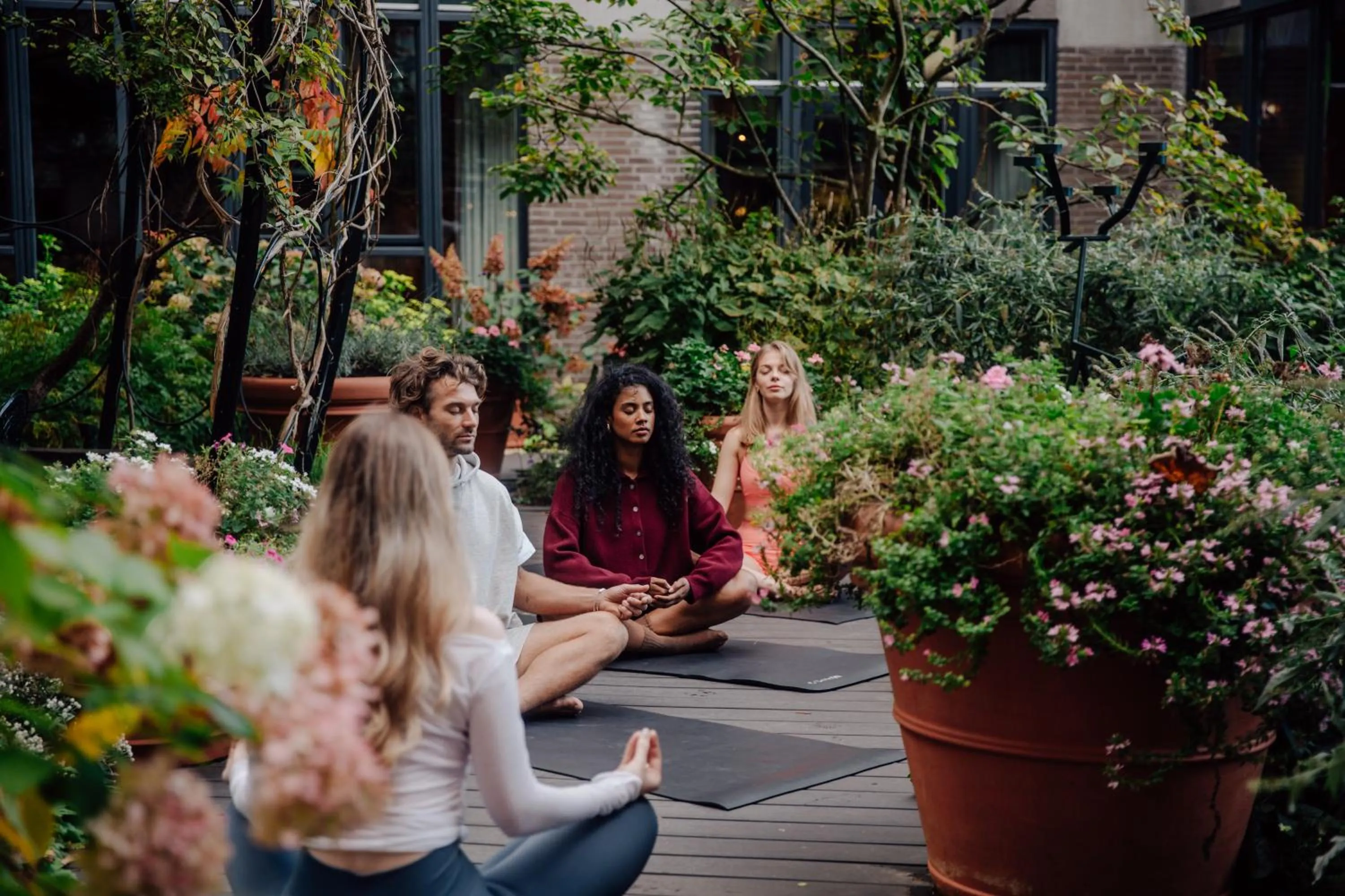 Garden in Andaz Amsterdam, Prinsengracht, By Hyatt