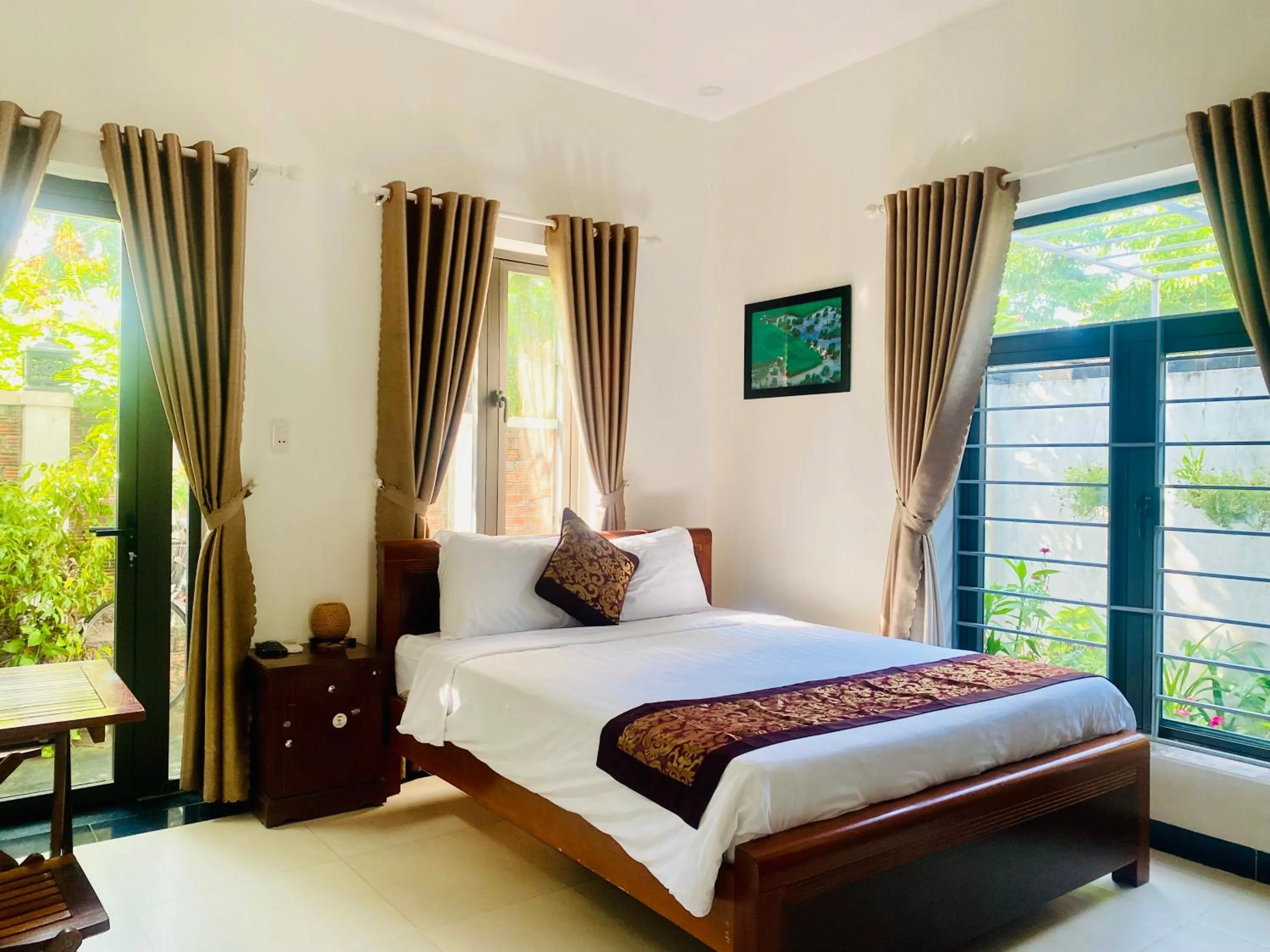 Bed in Rice River Villa - Hoi An