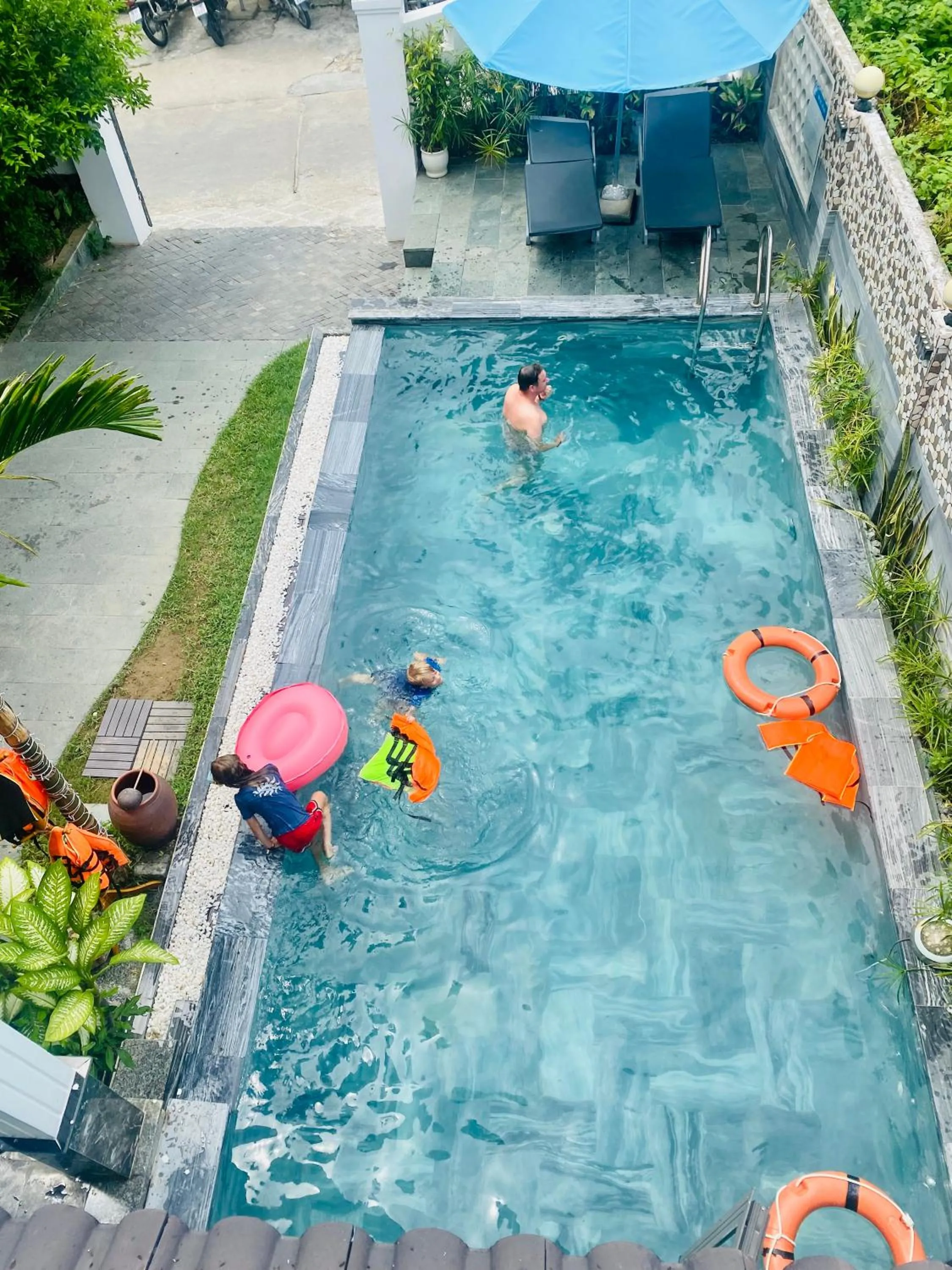 Swimming pool in Rice River Villa - Hoi An