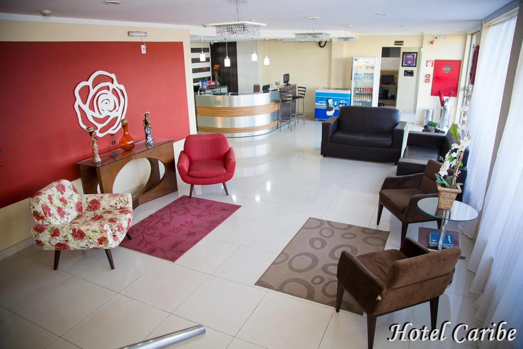 Lobby or reception in Hotel Caribe