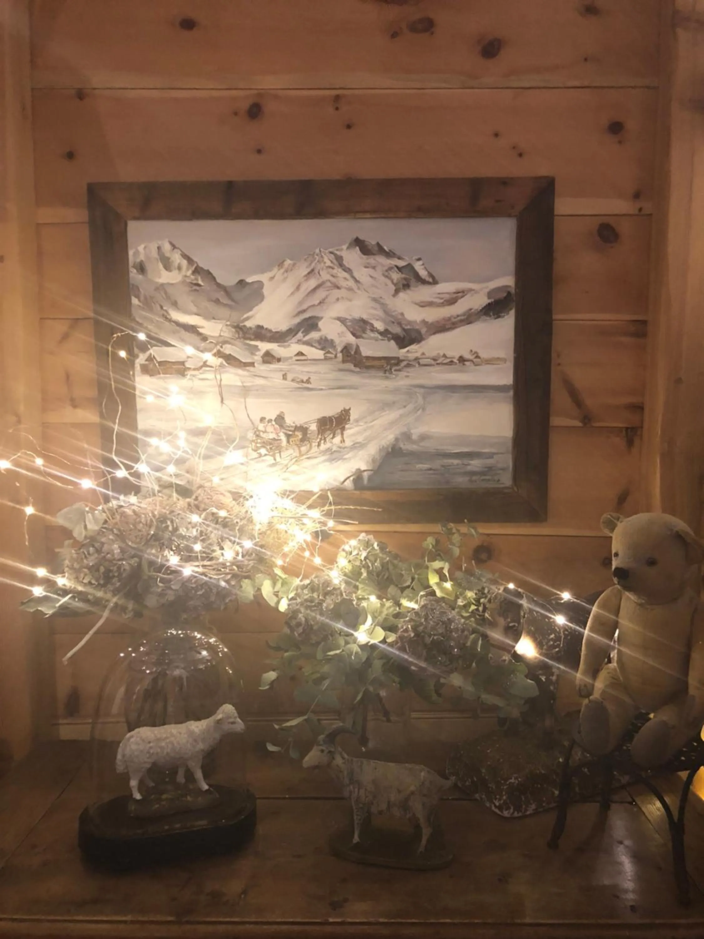 Decorative detail in Hôtel Restaurant de la Chaussée