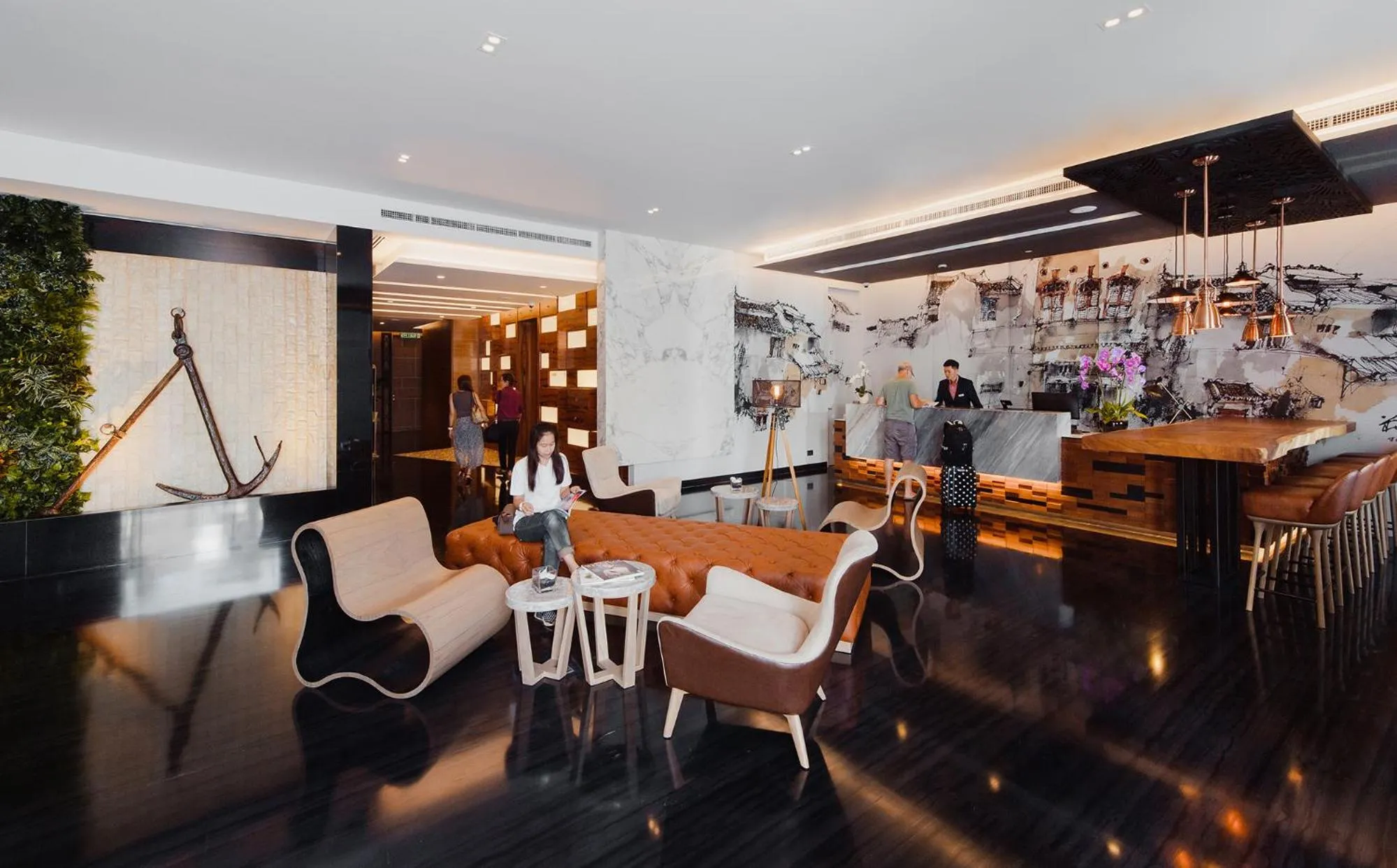 Lobby or reception in Victoria Garden Hotel