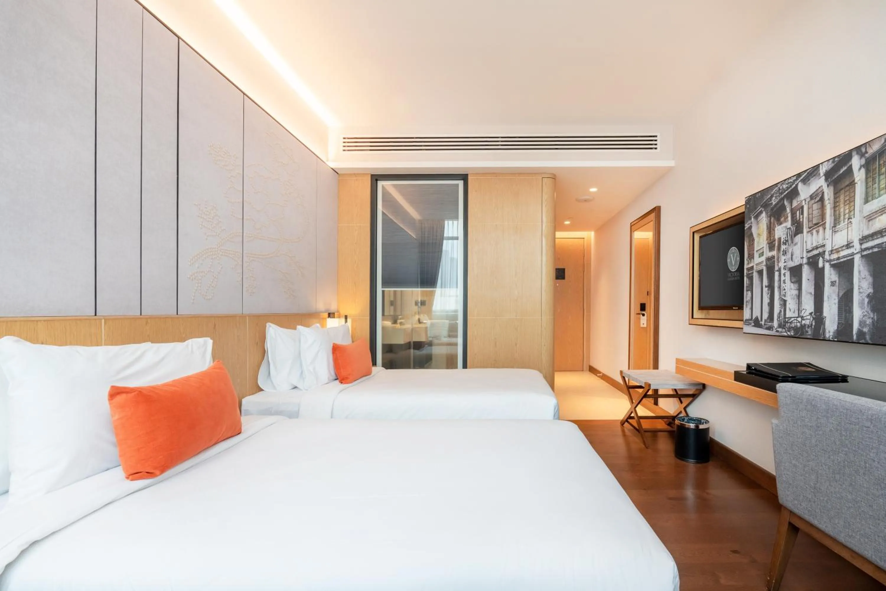 Bed in Victoria Garden Hotel