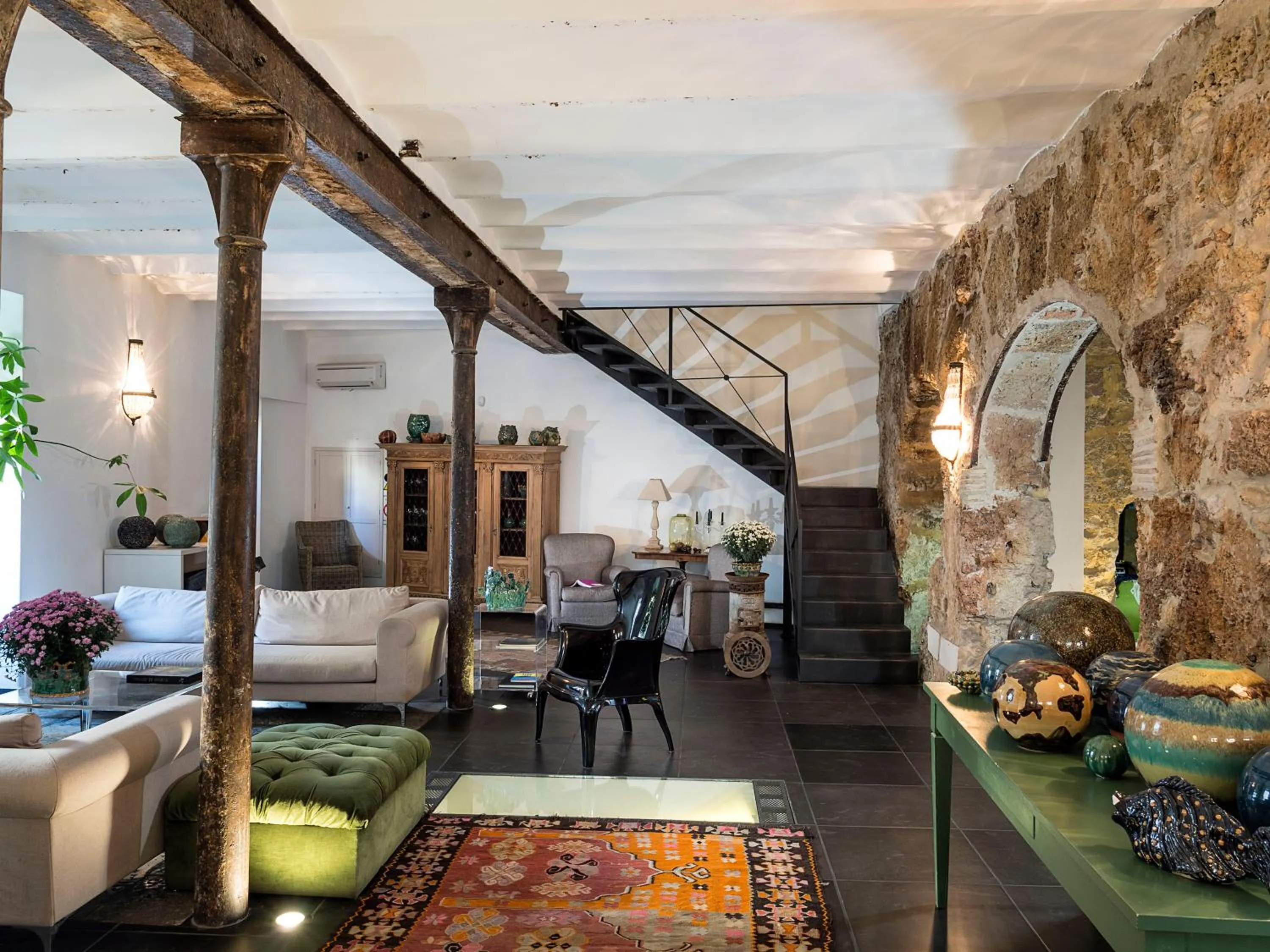 Lounge or bar in Il Giardino di Ballarò Boutique B&B