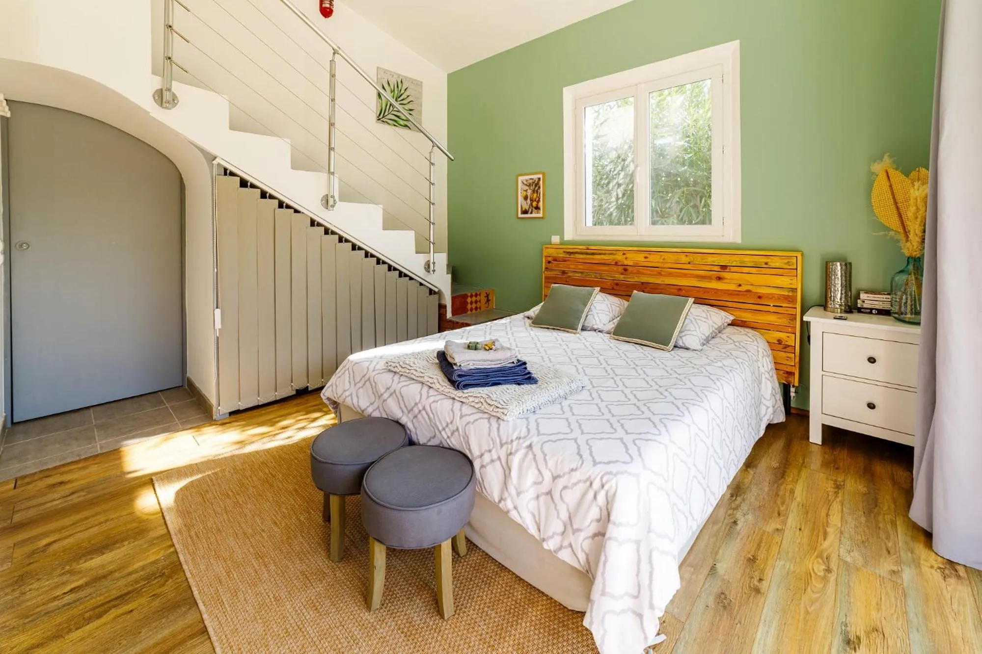 Bed in O PATIO DU MAS