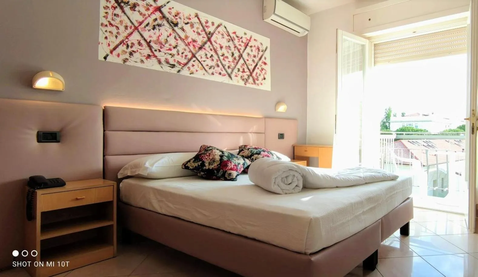 Bedroom, Bed in Hotel Villa Platani