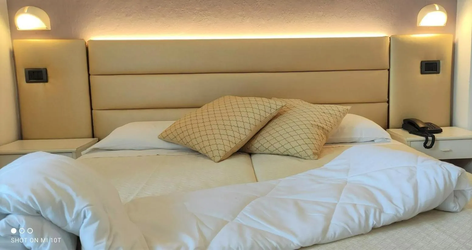 Bed in Hotel Villa Platani