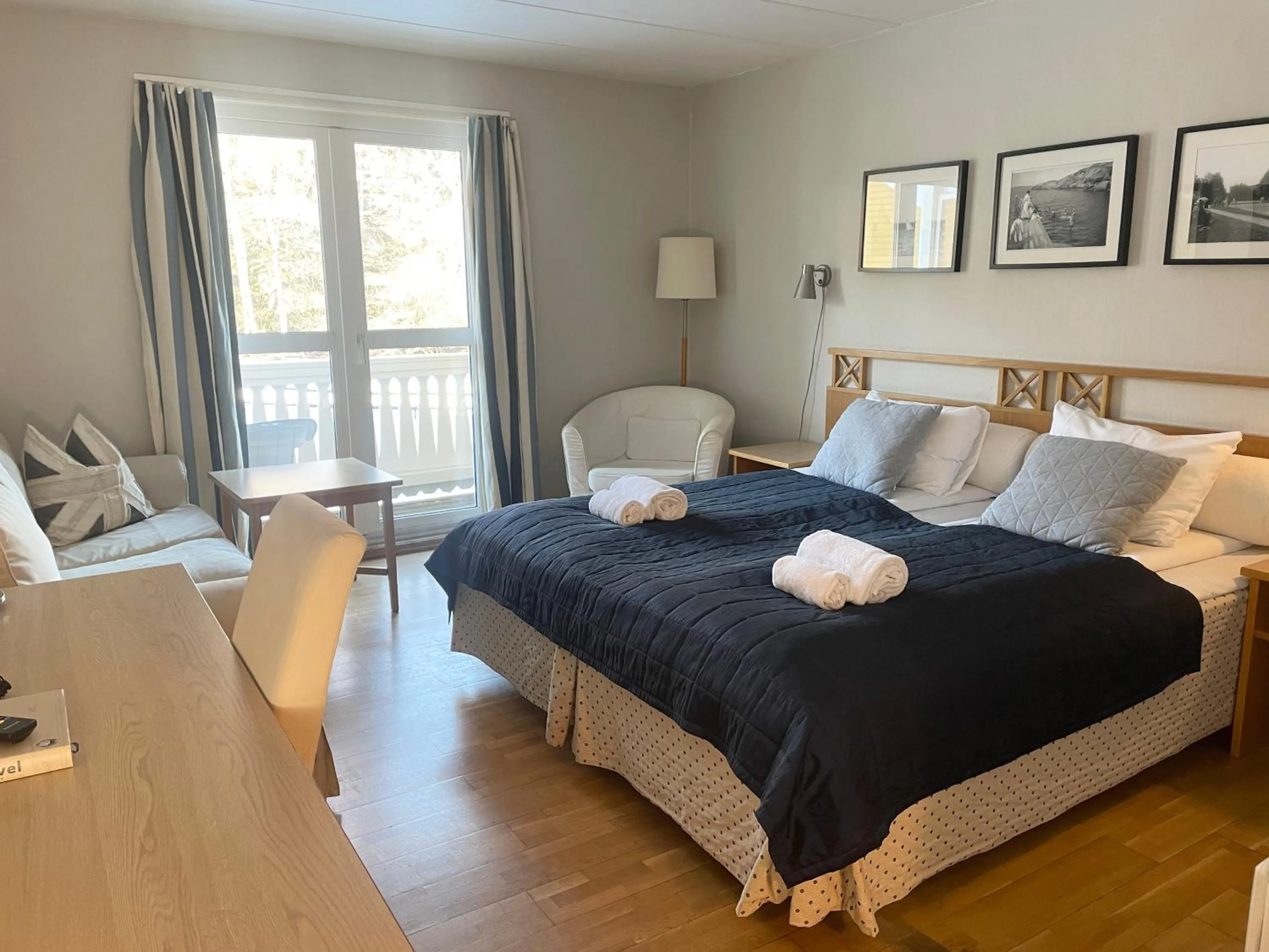 Bed in Hankø Hotell & Spa