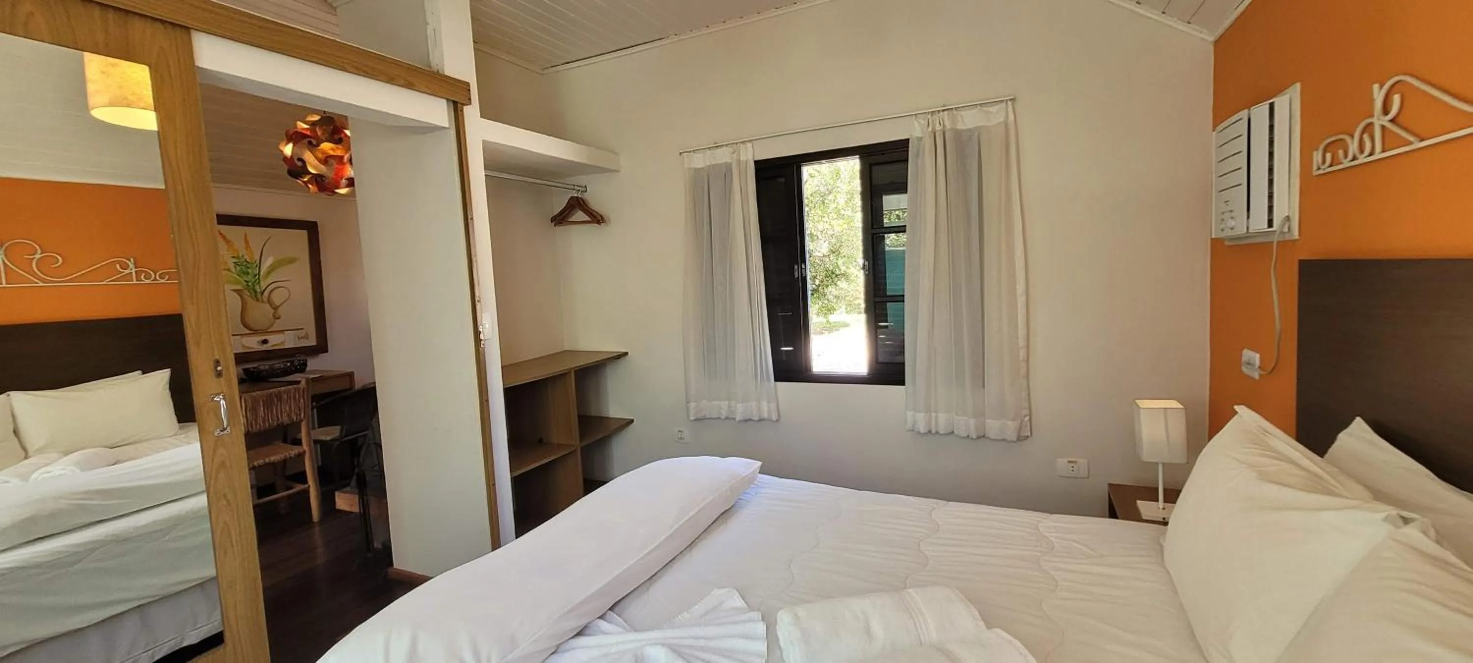 Bed in Pousada Vila Santa Barbara