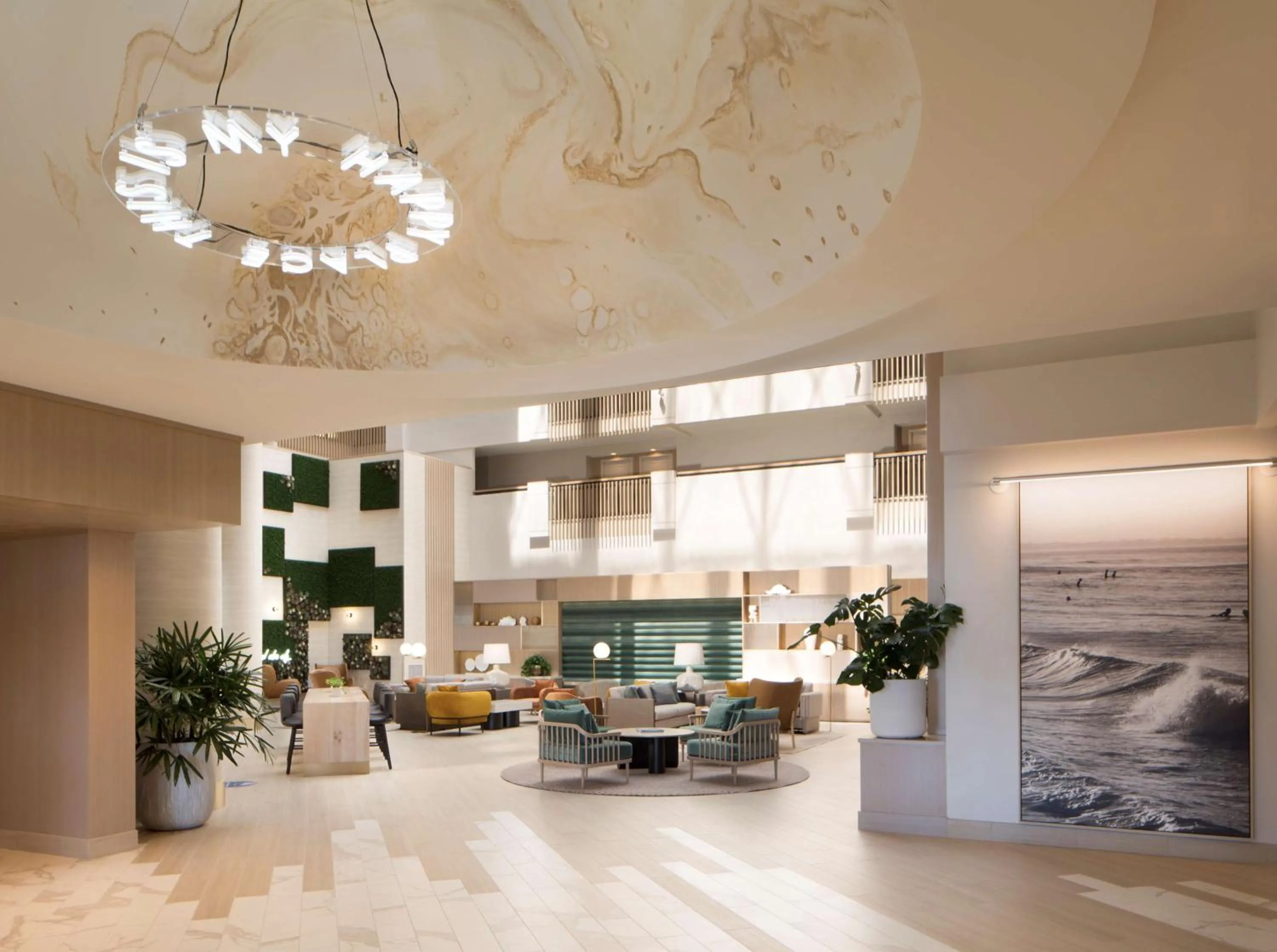 Lobby or reception in Hilton Santa Monica