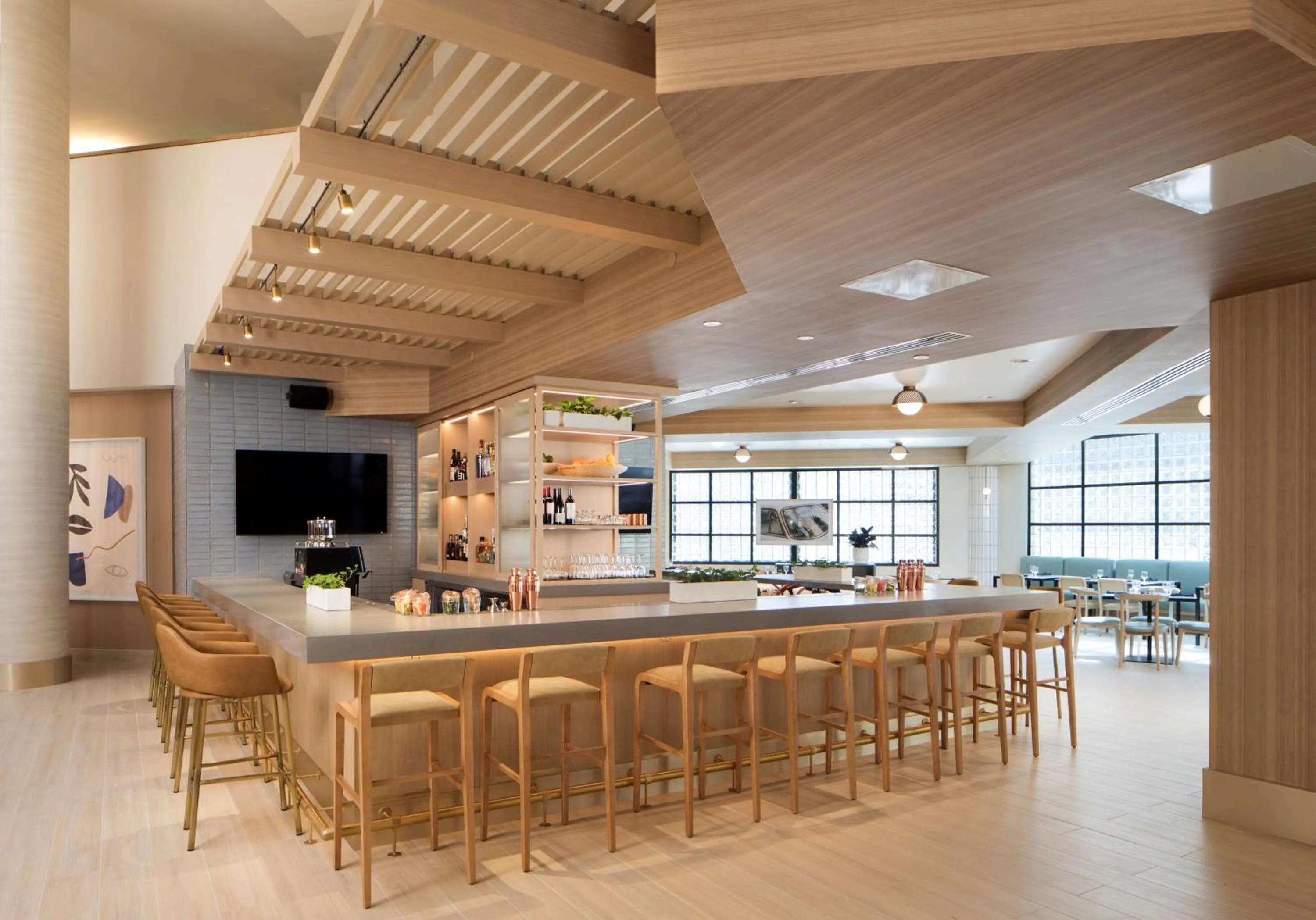 Lounge or bar in Hilton Santa Monica