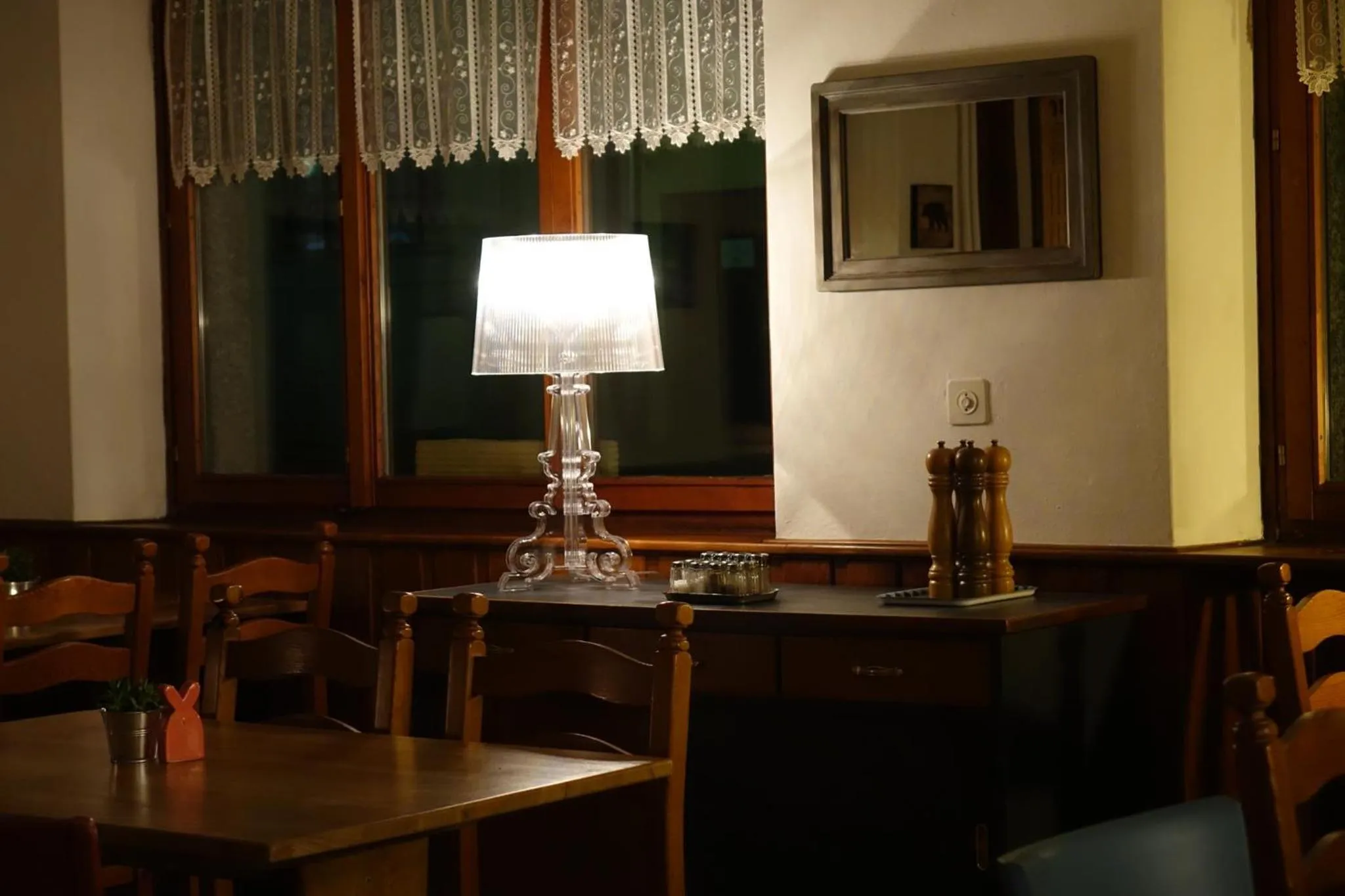 Restaurant/places to eat in Pension Bellevue Gondo