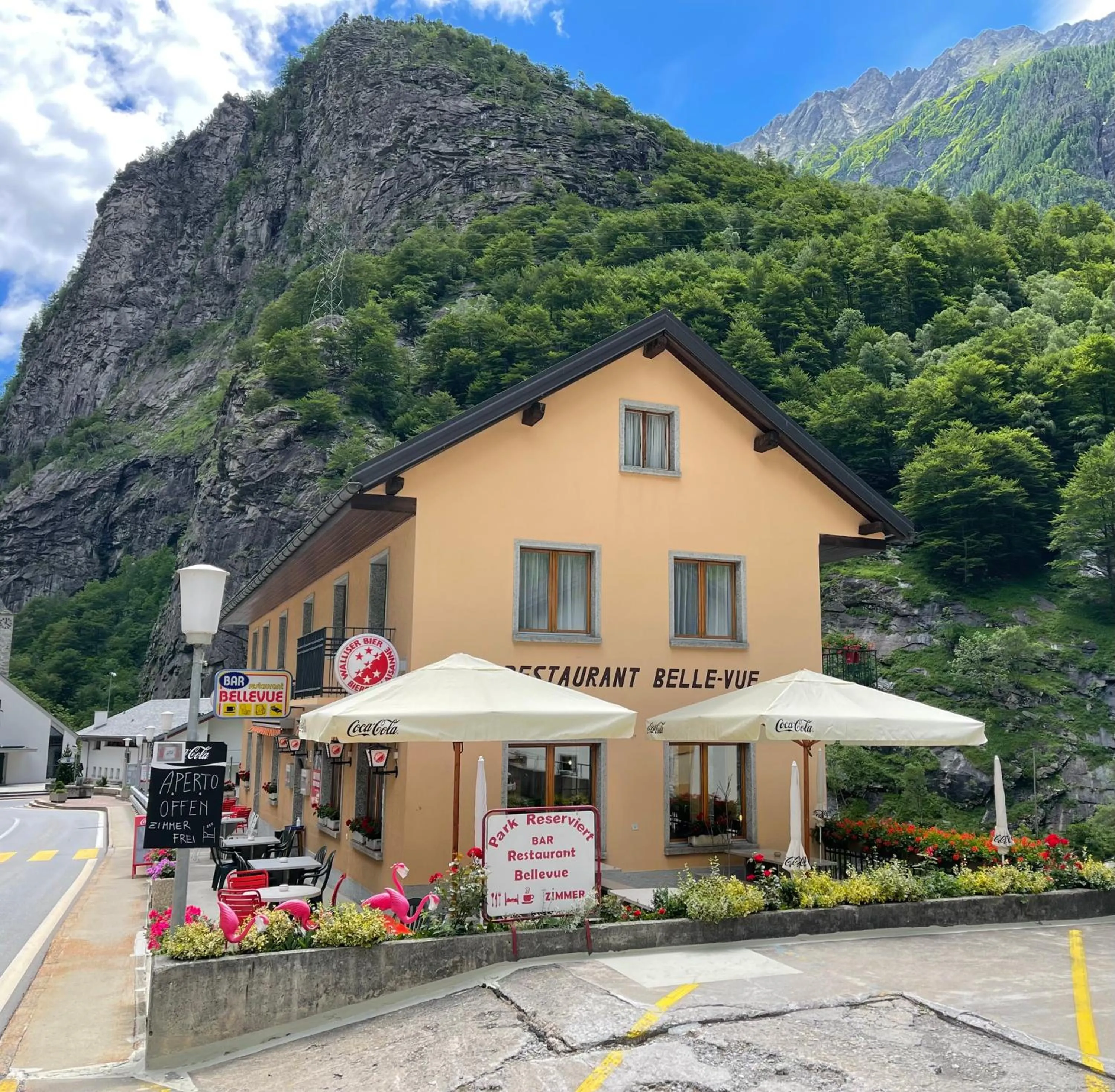 Property building in Pension Bellevue Gondo