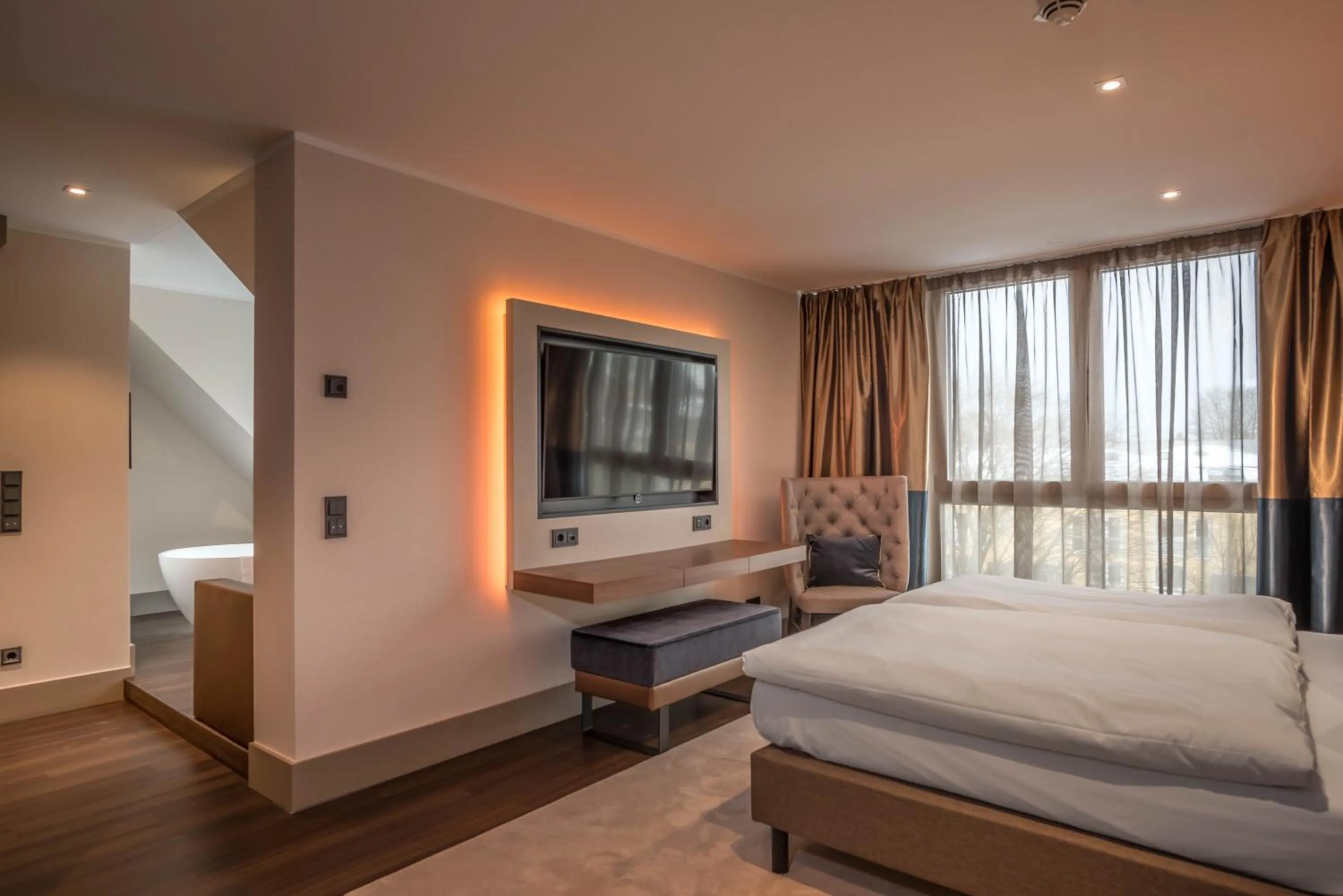 Bed in Innspire Hotel