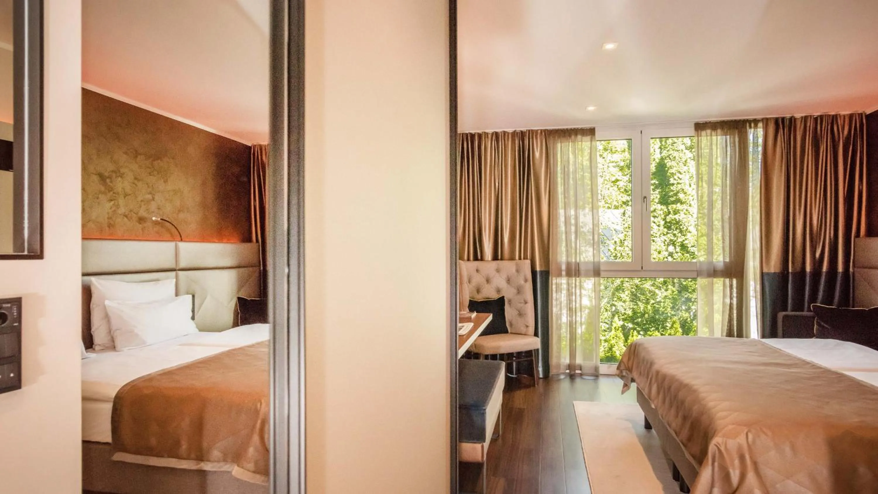 Bed in Innspire Hotel