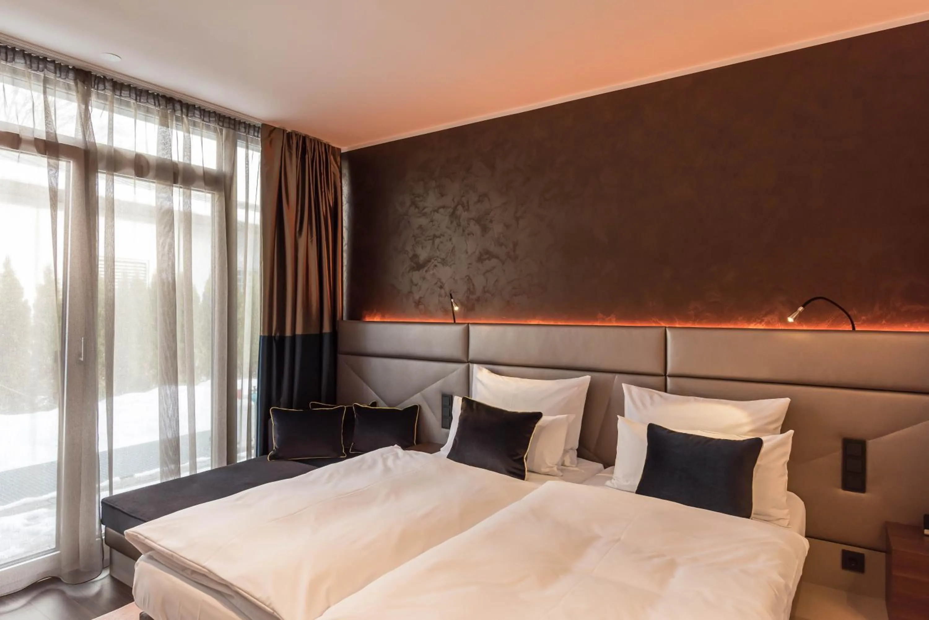 Bed in Innspire Hotel