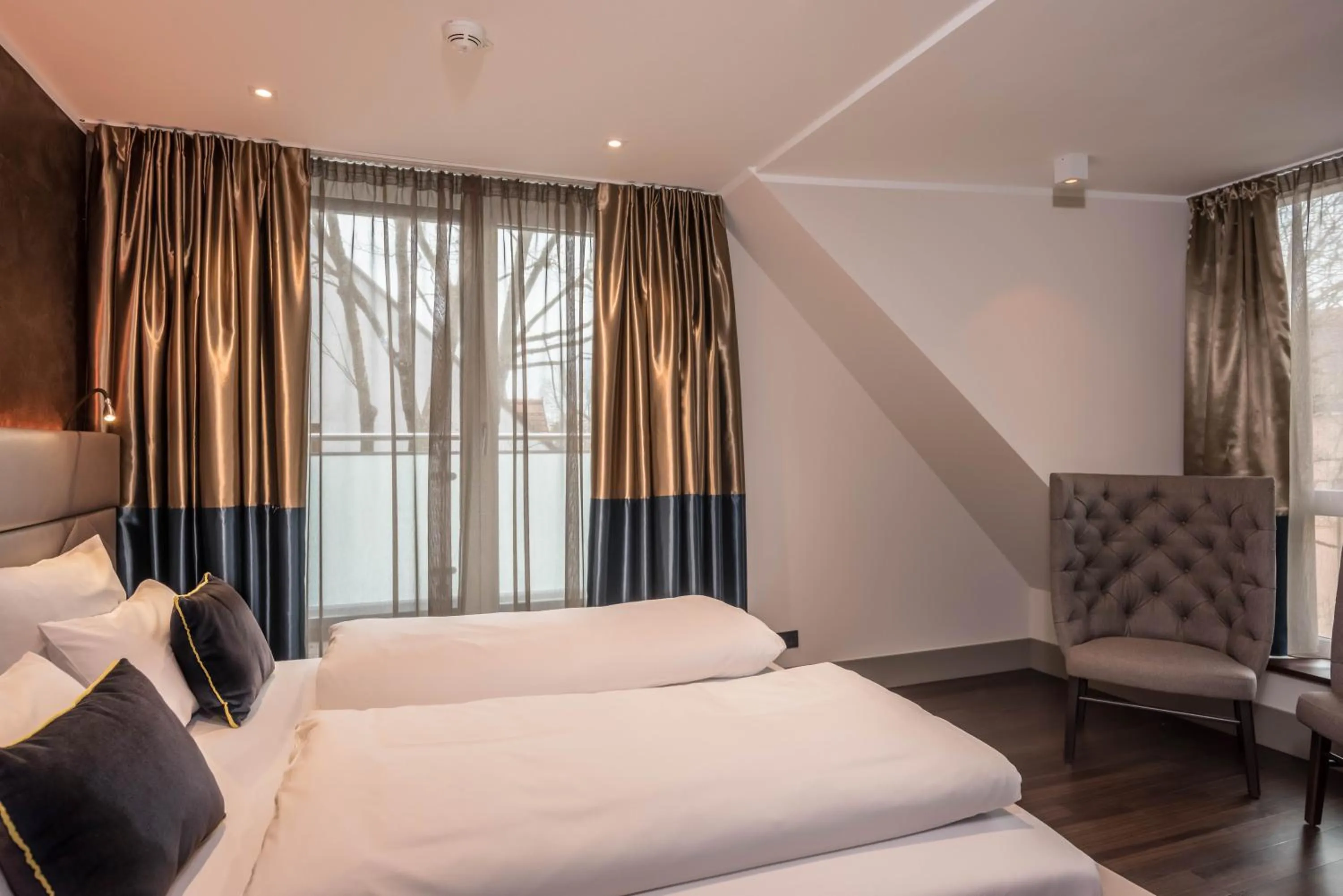 Bed in Innspire Hotel