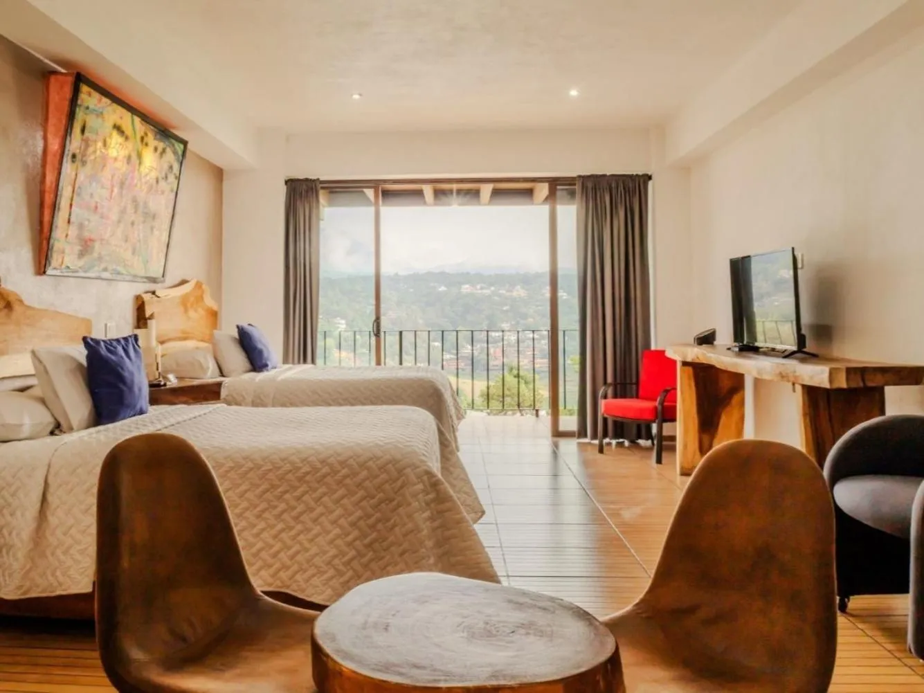 Bed in Hotel Santa Rosa