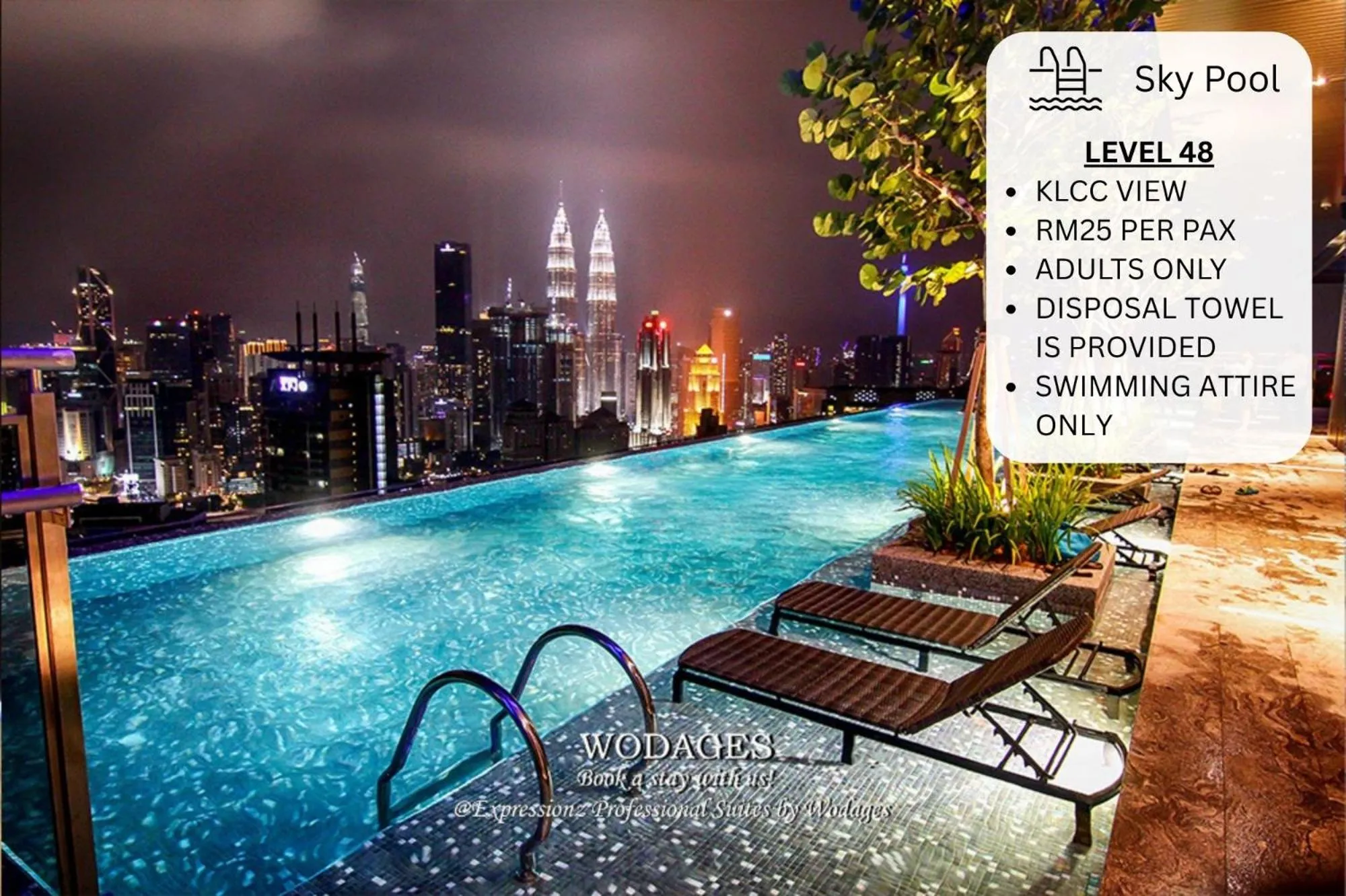 Swimming pool in Expressionz Suites, KLCC by Ozfun