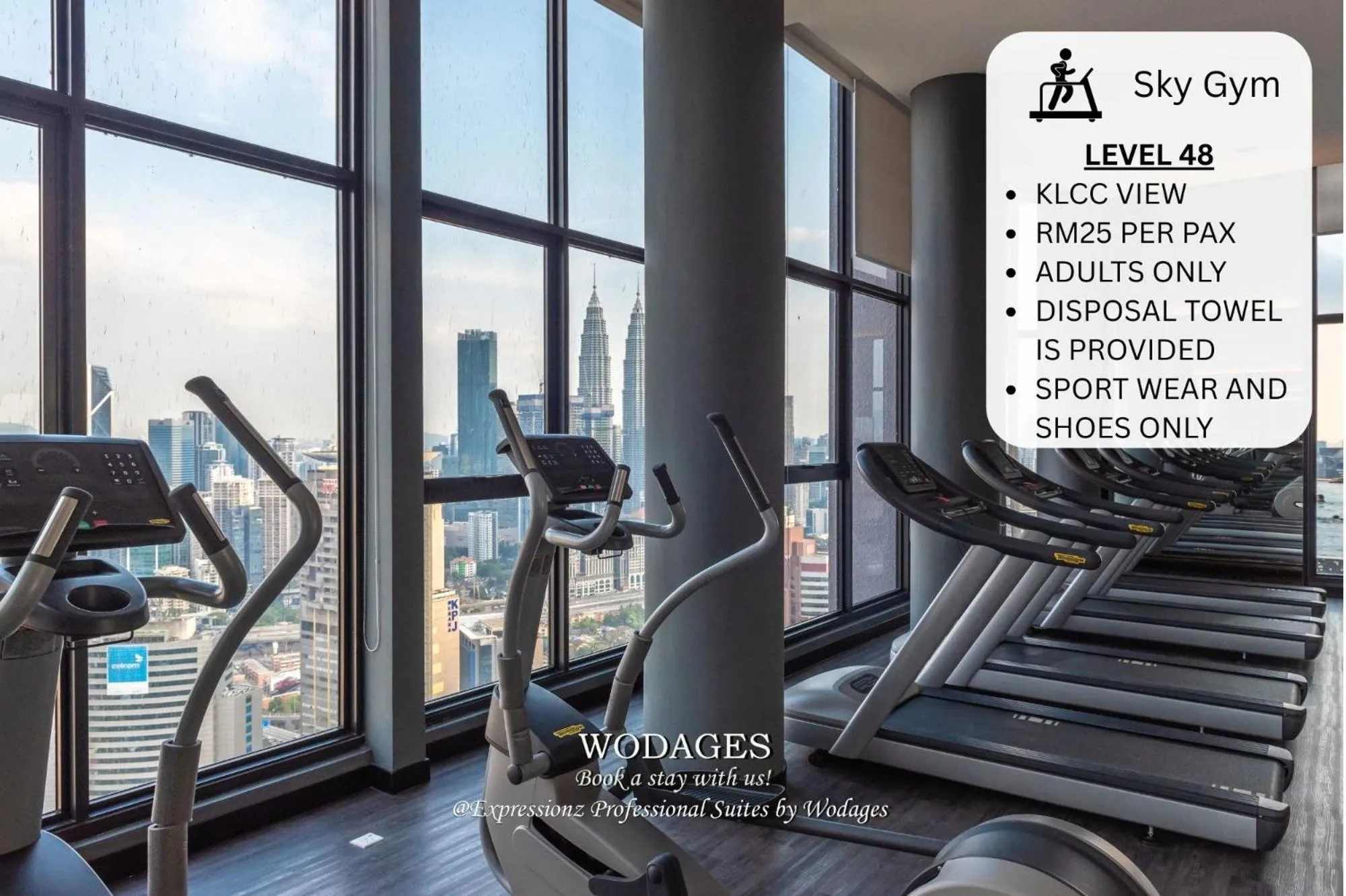 Fitness centre/facilities in Expressionz Suites, KLCC by Ozfun