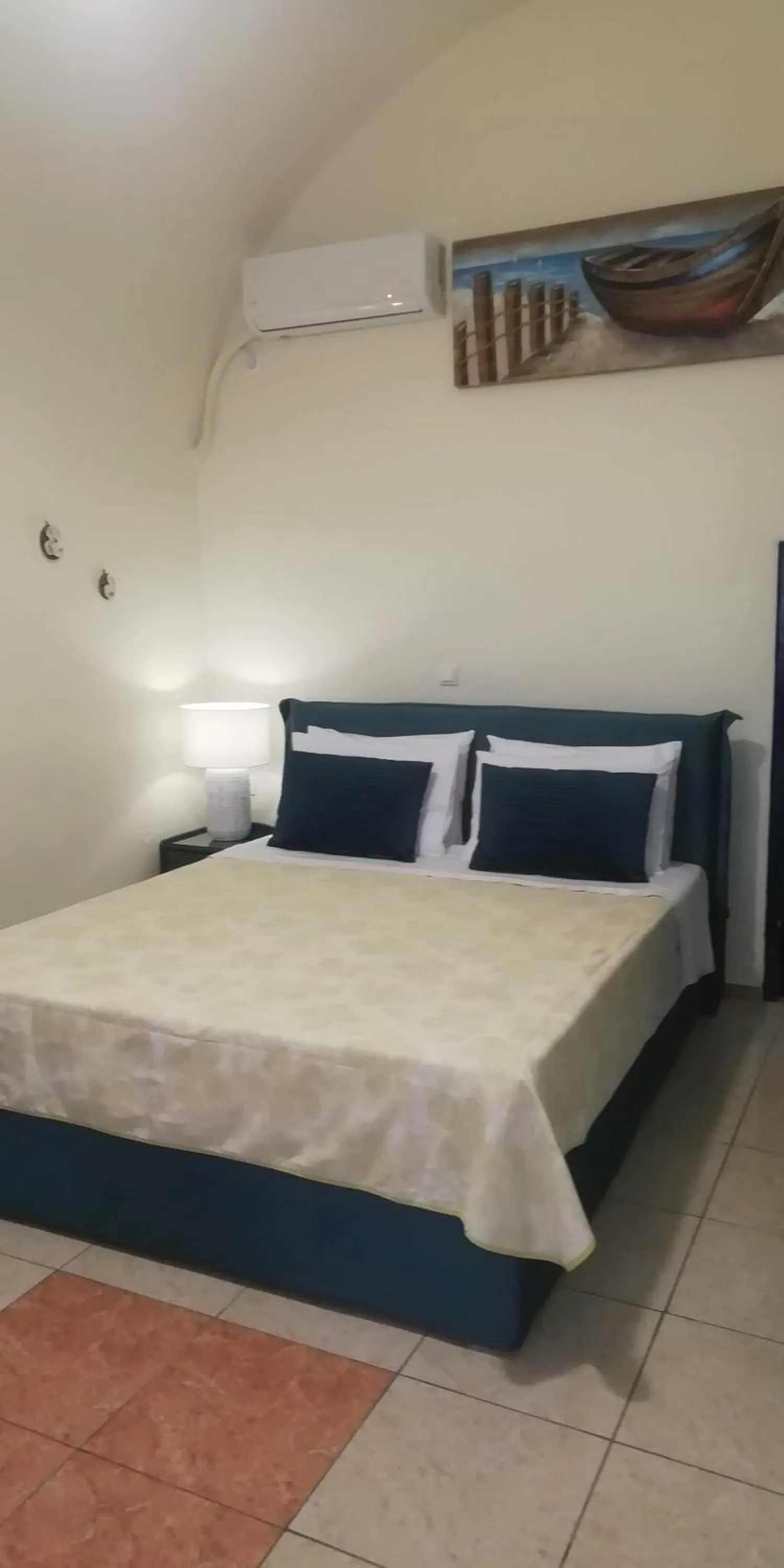 Property building, Bed in Fotinos Houses