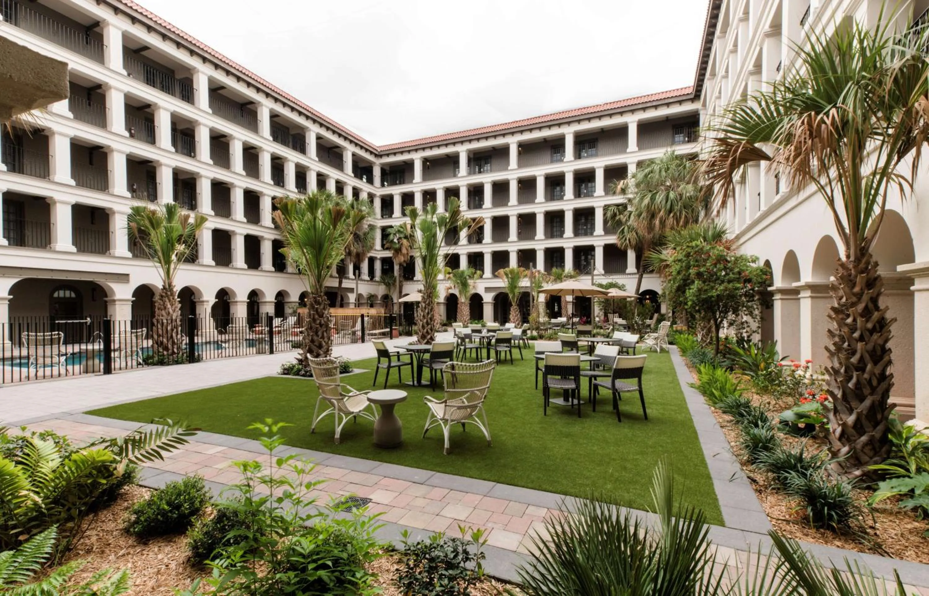 Patio in Estancia del Norte San Antonio, A Tapestry Hotel by Hilton