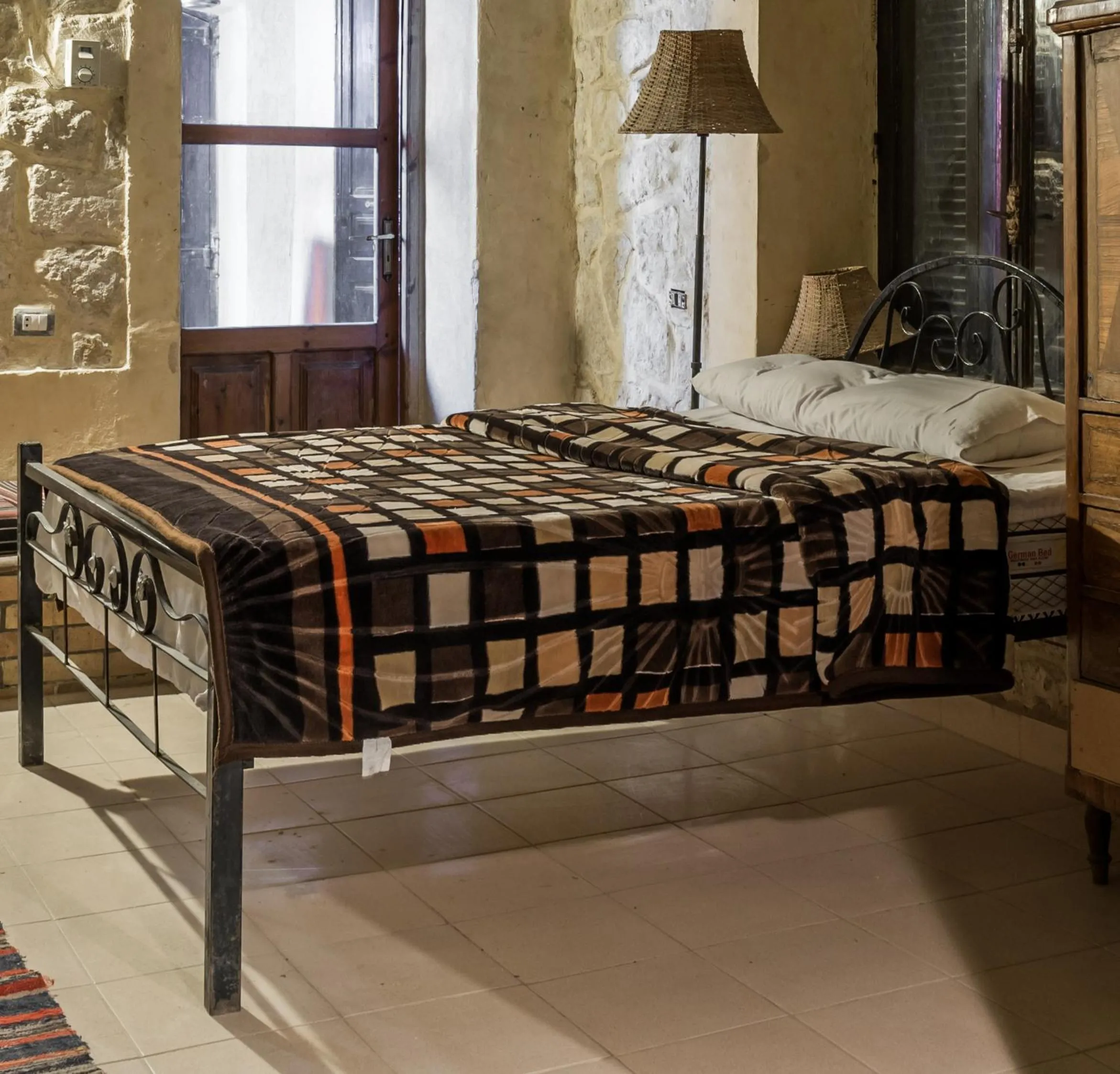 Bed in Zad El Mosafer Guest House