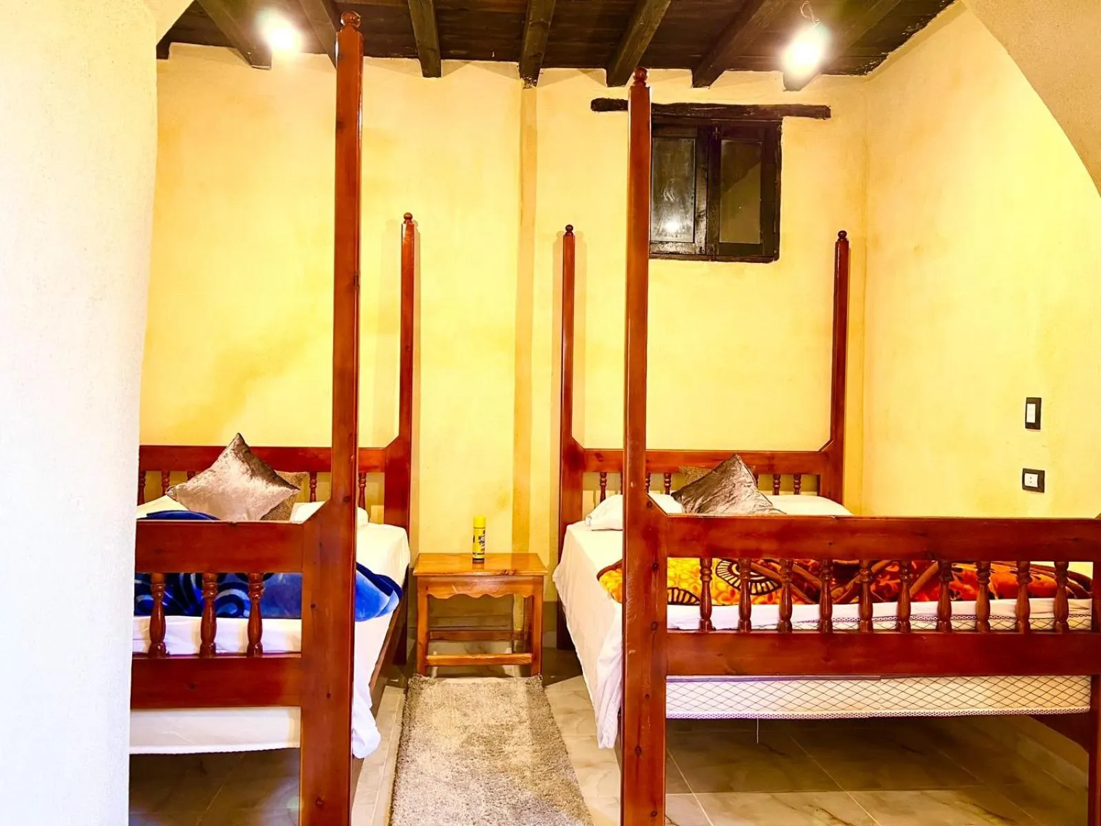 Bed in Zad El Mosafer Guest House