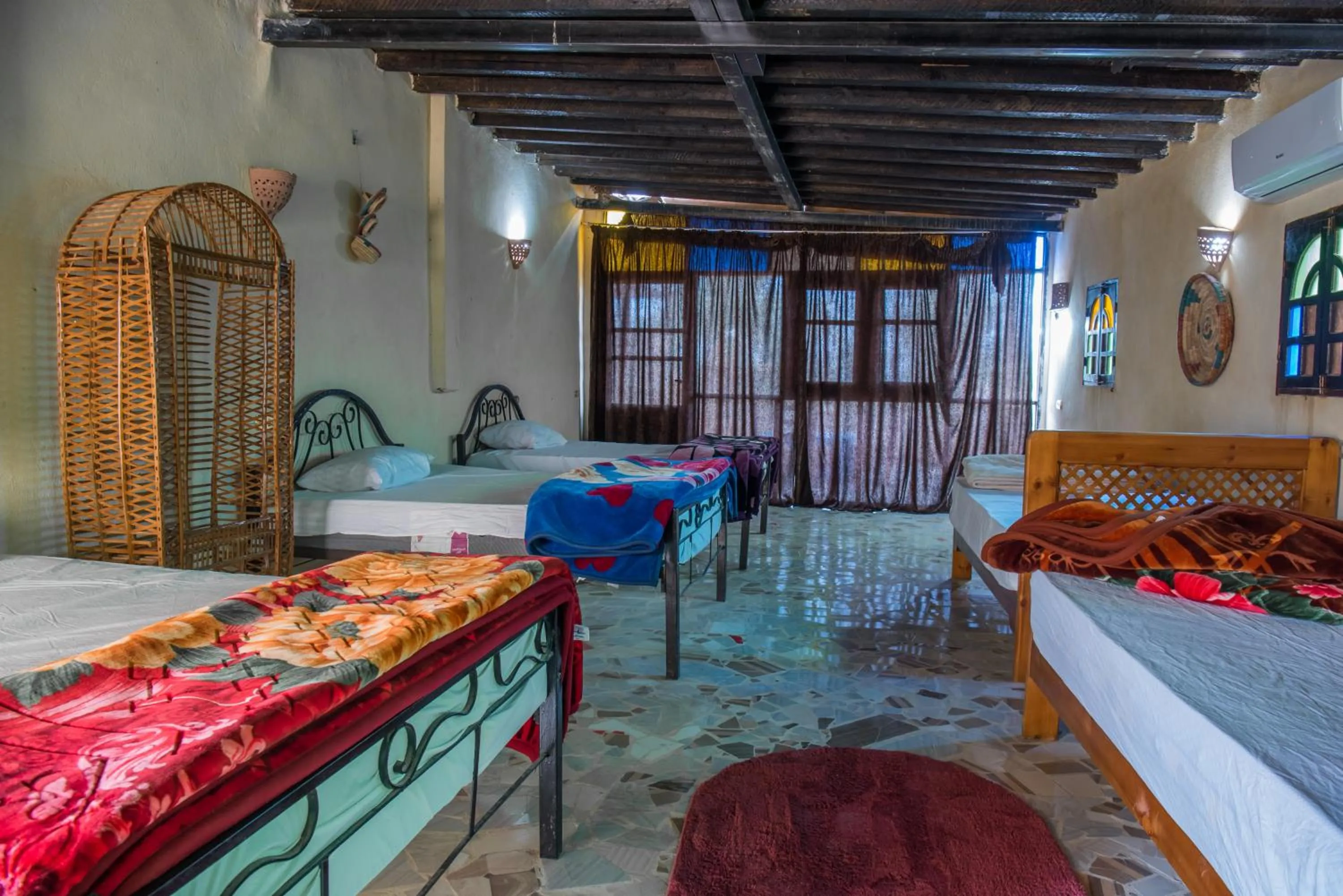 Bed in Zad El Mosafer Guest House