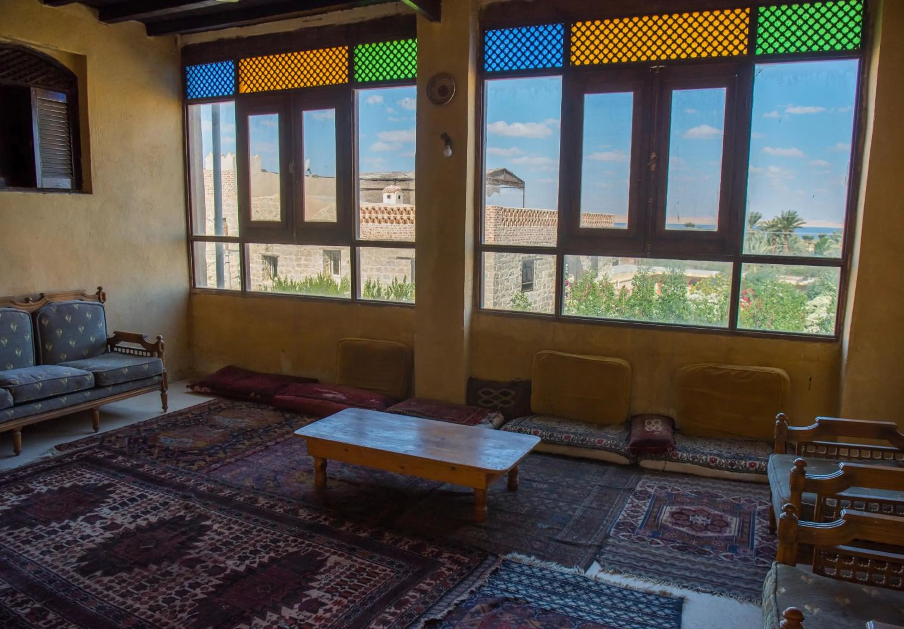 Balcony/Terrace, Bed in Zad El Mosafer Guest House