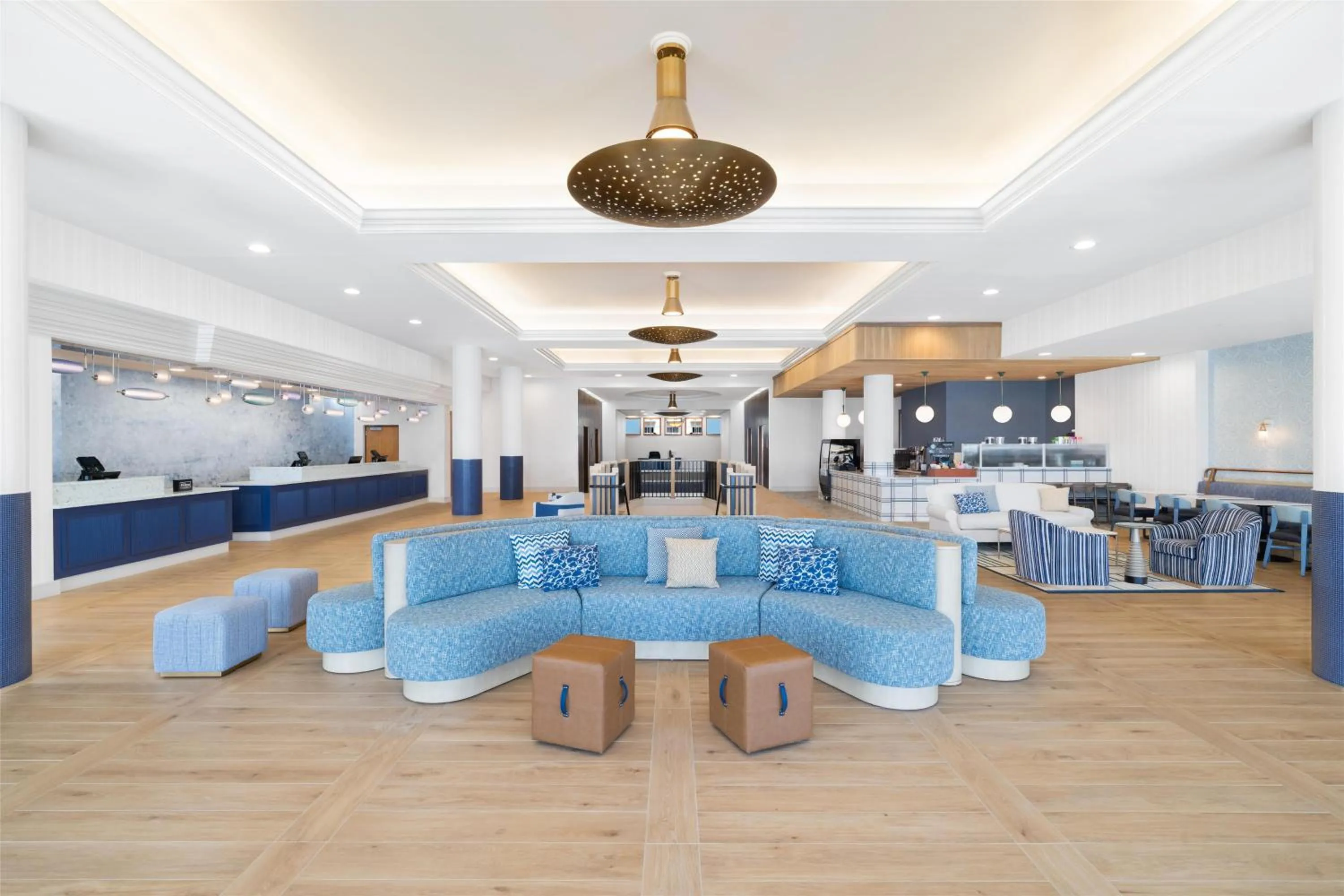 Lobby or reception in Hilton Suites Ocean City Oceanfront