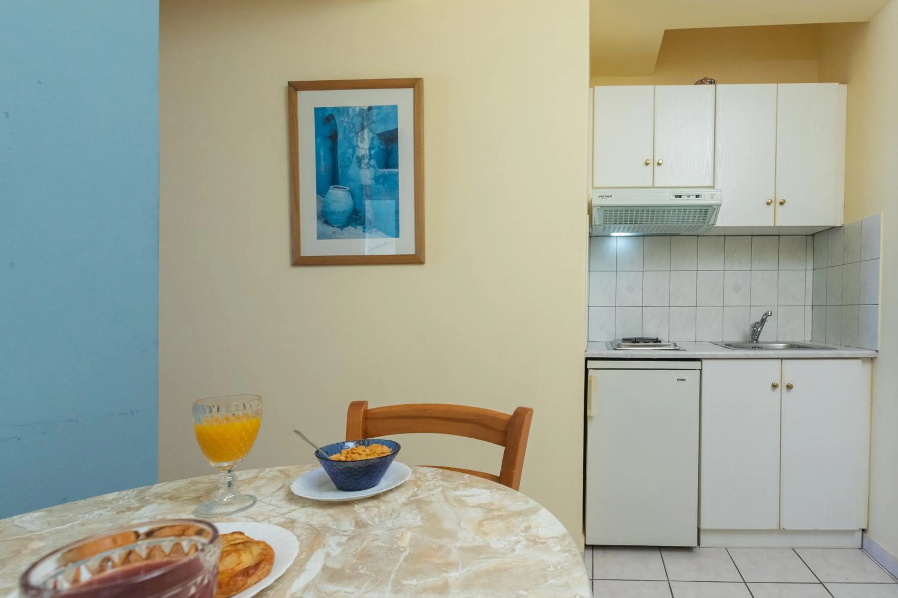 kitchen in Garbis Villas & Apartments