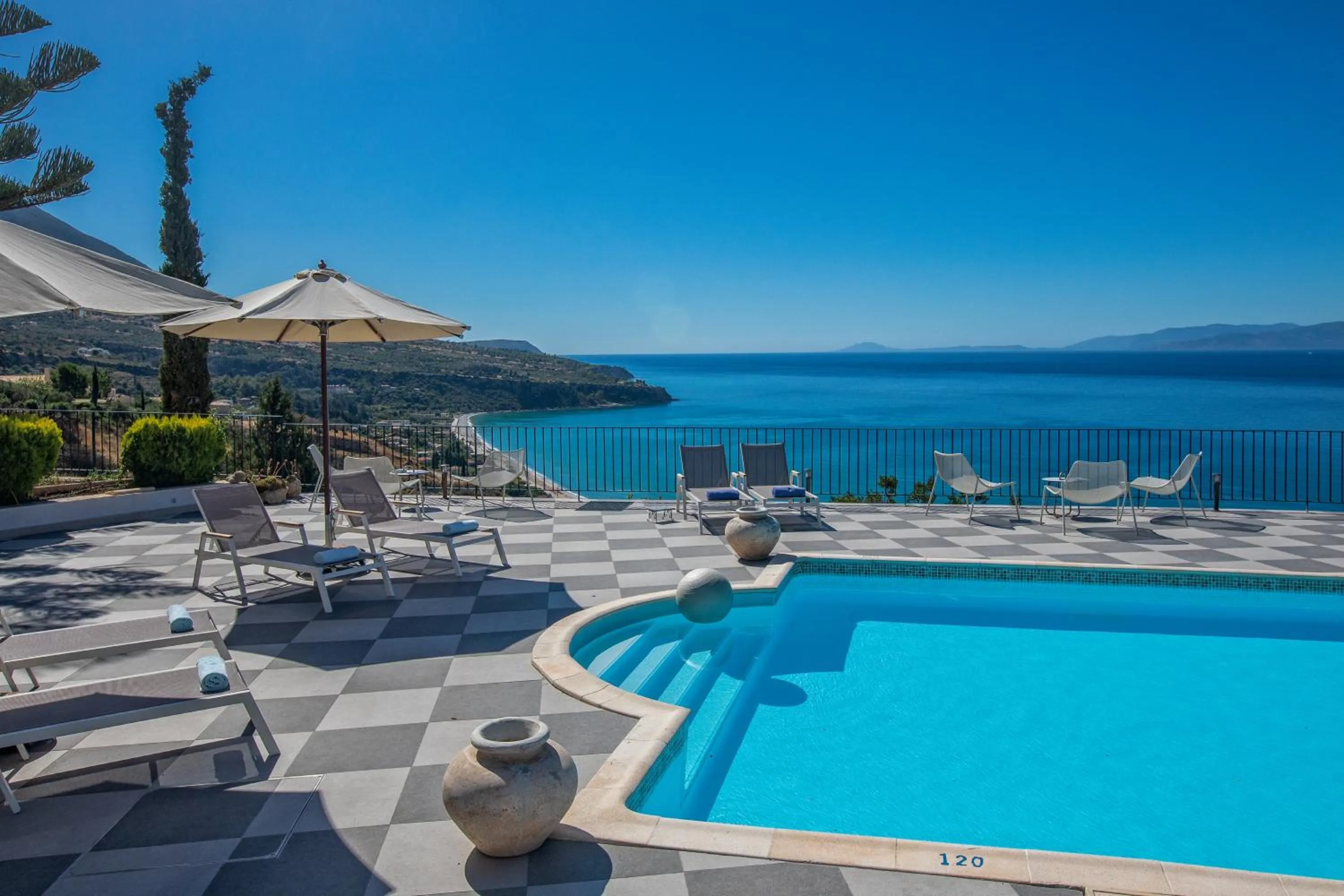 Sea view in Garbis Villas & Apartments