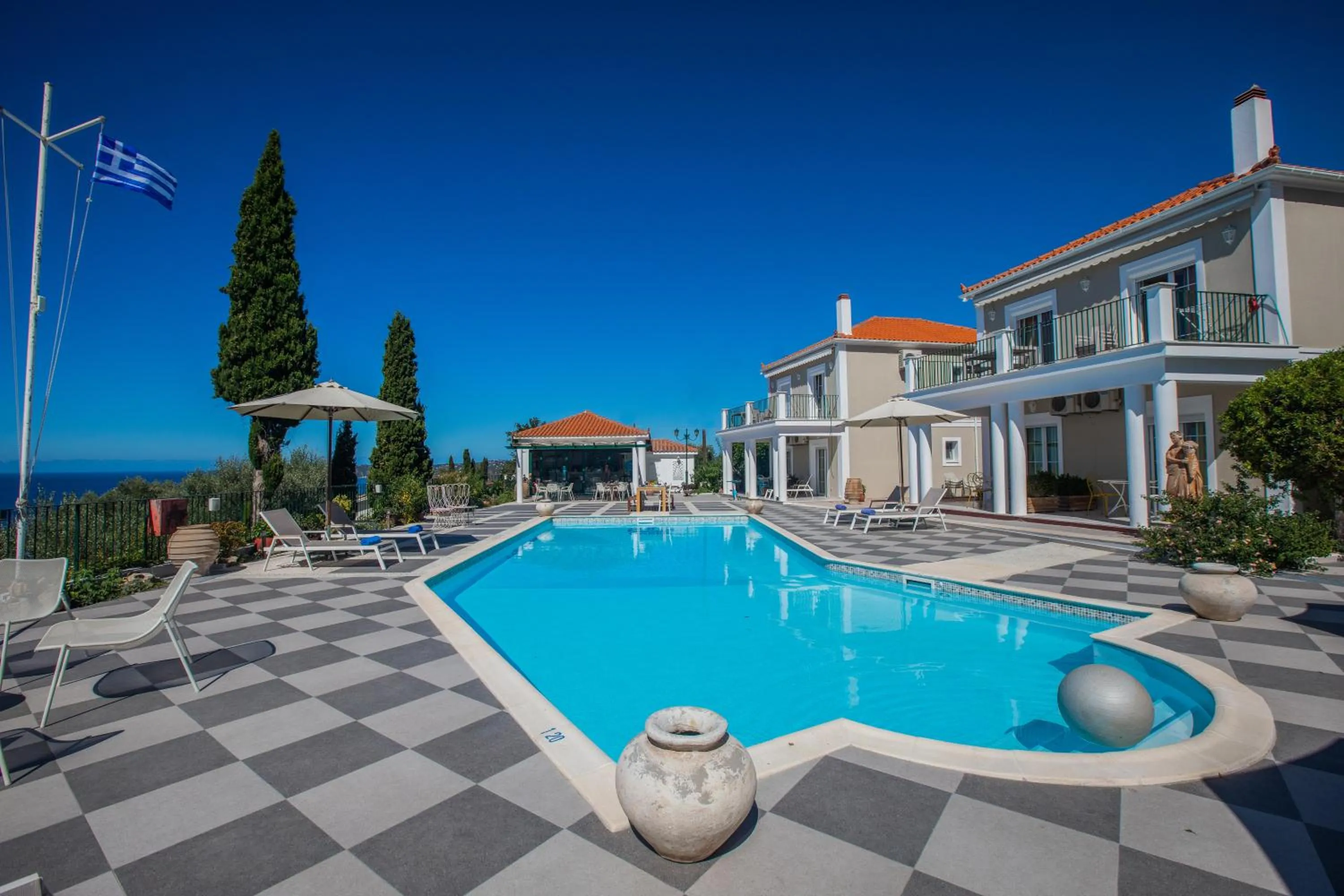 Swimming pool in Garbis Villas & Apartments