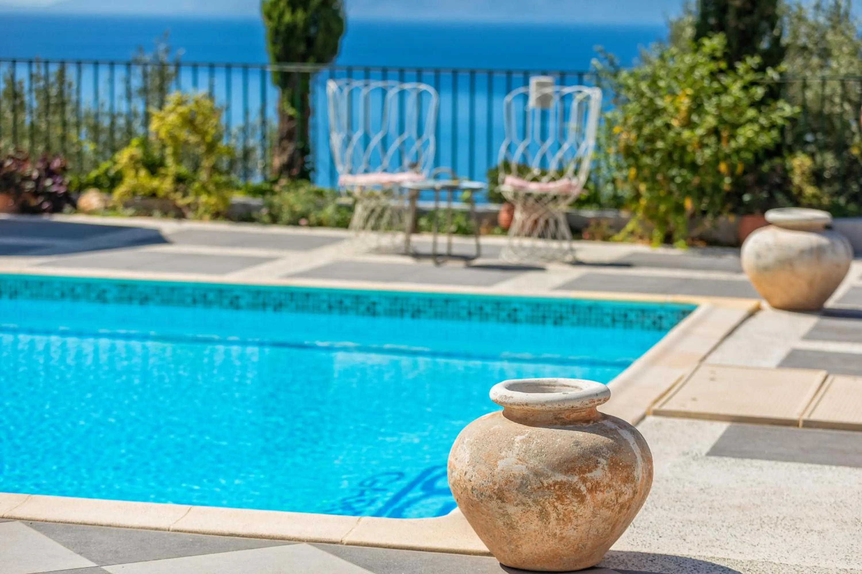 Decorative detail in Garbis Villas & Apartments