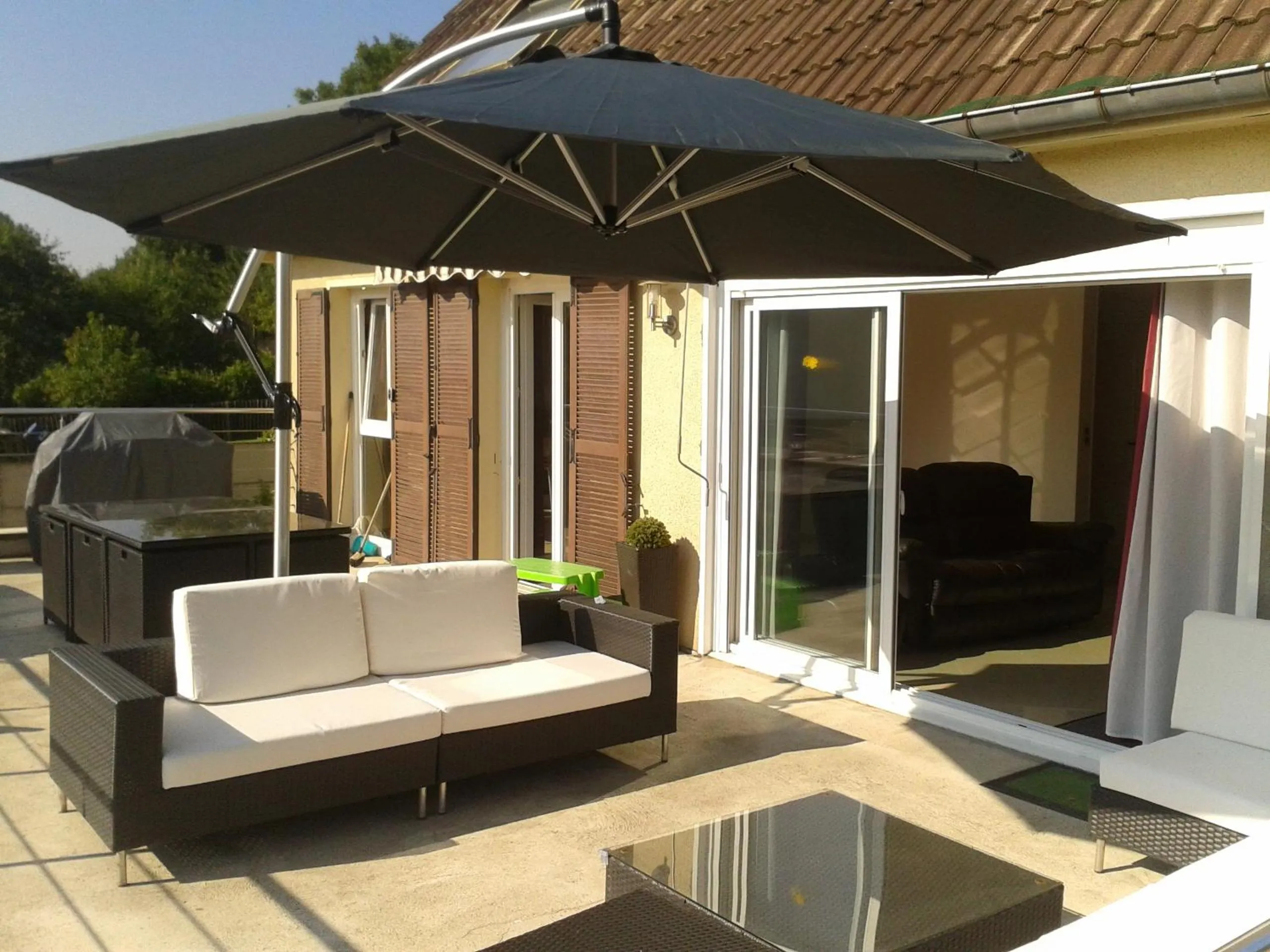 Patio in Chambres d'Hôtes Poirier Bazin