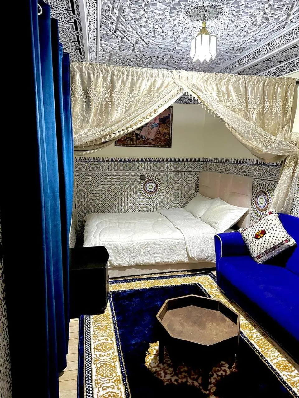 Double Room with Extra Bed in Riad Lalla Marrakech