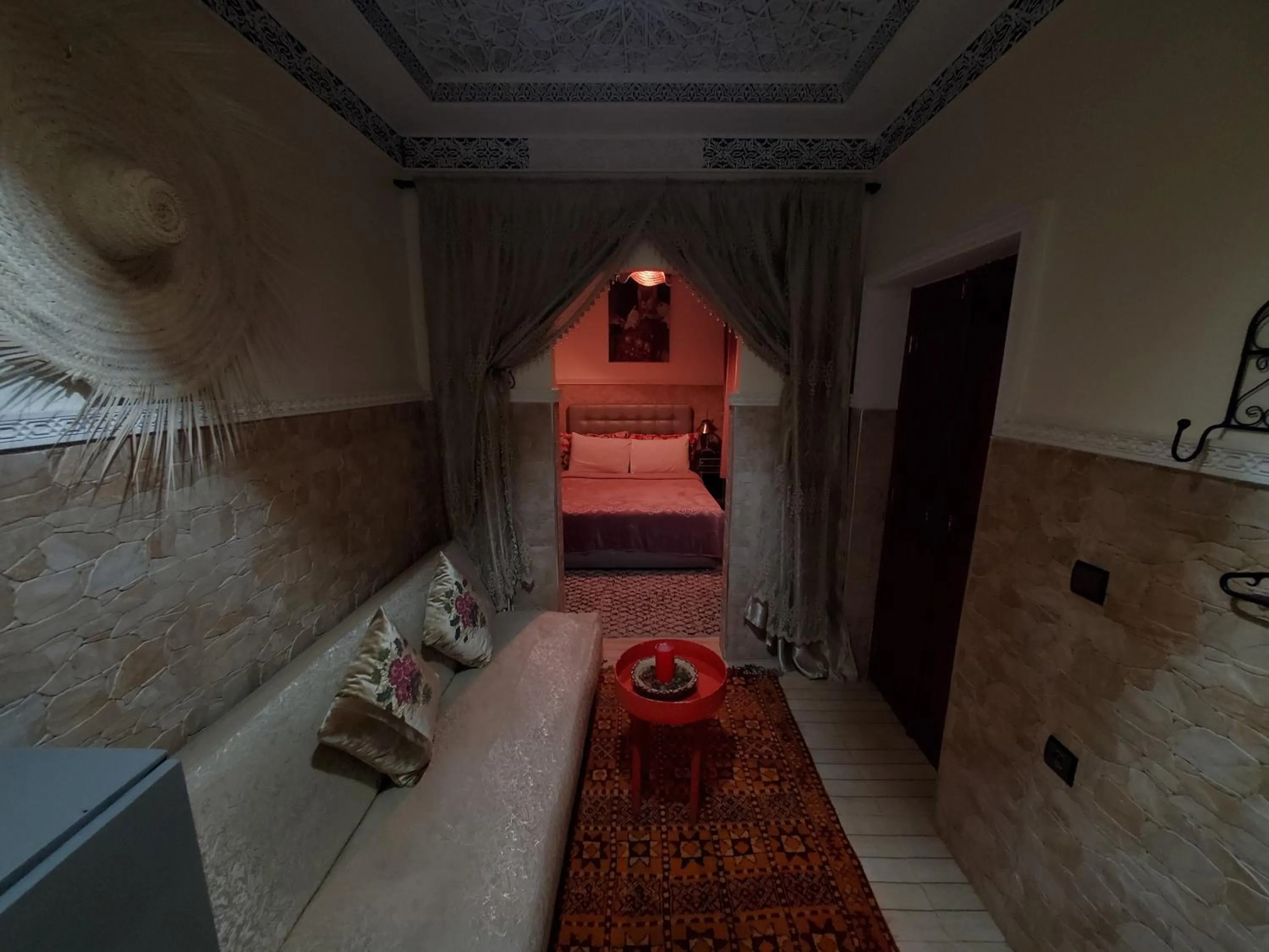 Photo of the whole room, Bed in Riad Lalla Marrakech