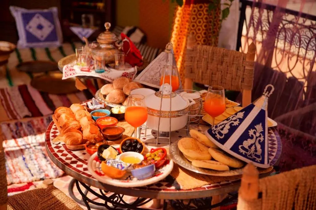 Food and drinks in Riad Lalla Marrakech