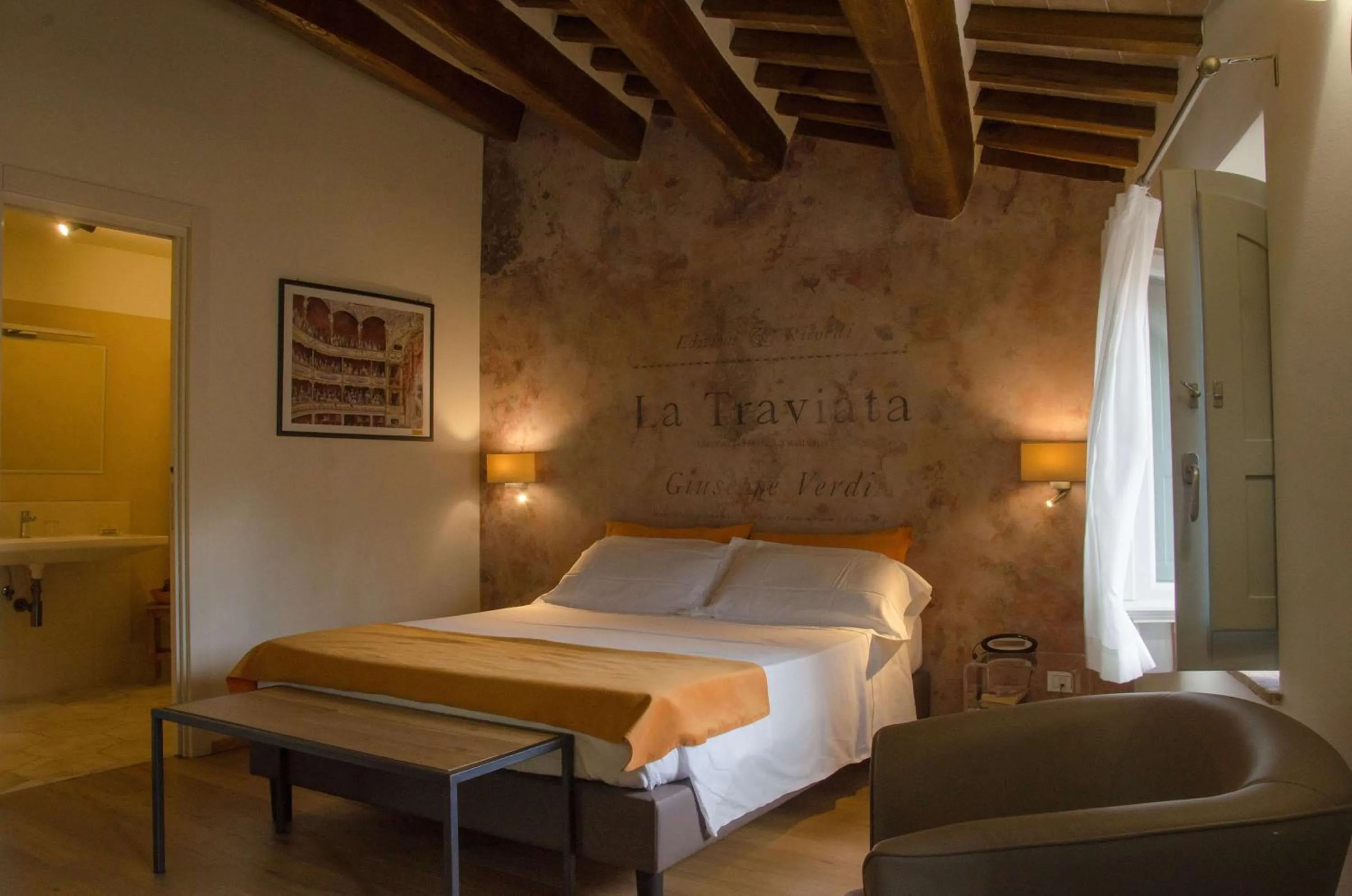 Bedroom, Bed in Antico Sipario Boutique Hotel, BW Signature Collection