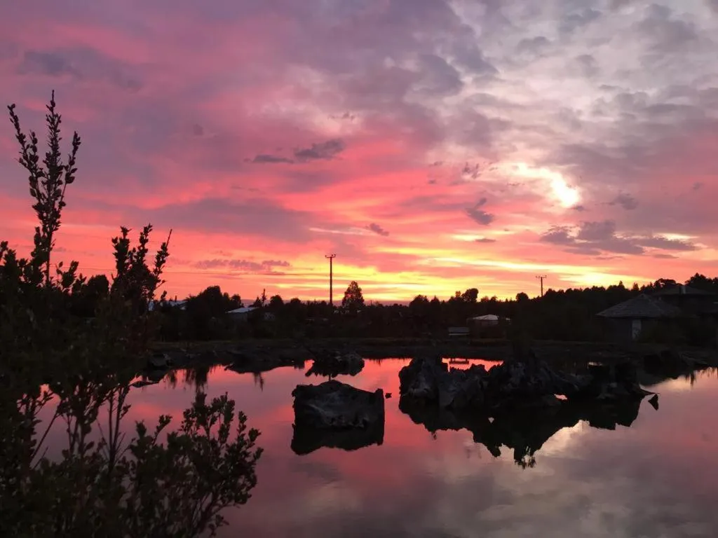 Sunset in Parque la Pajarera