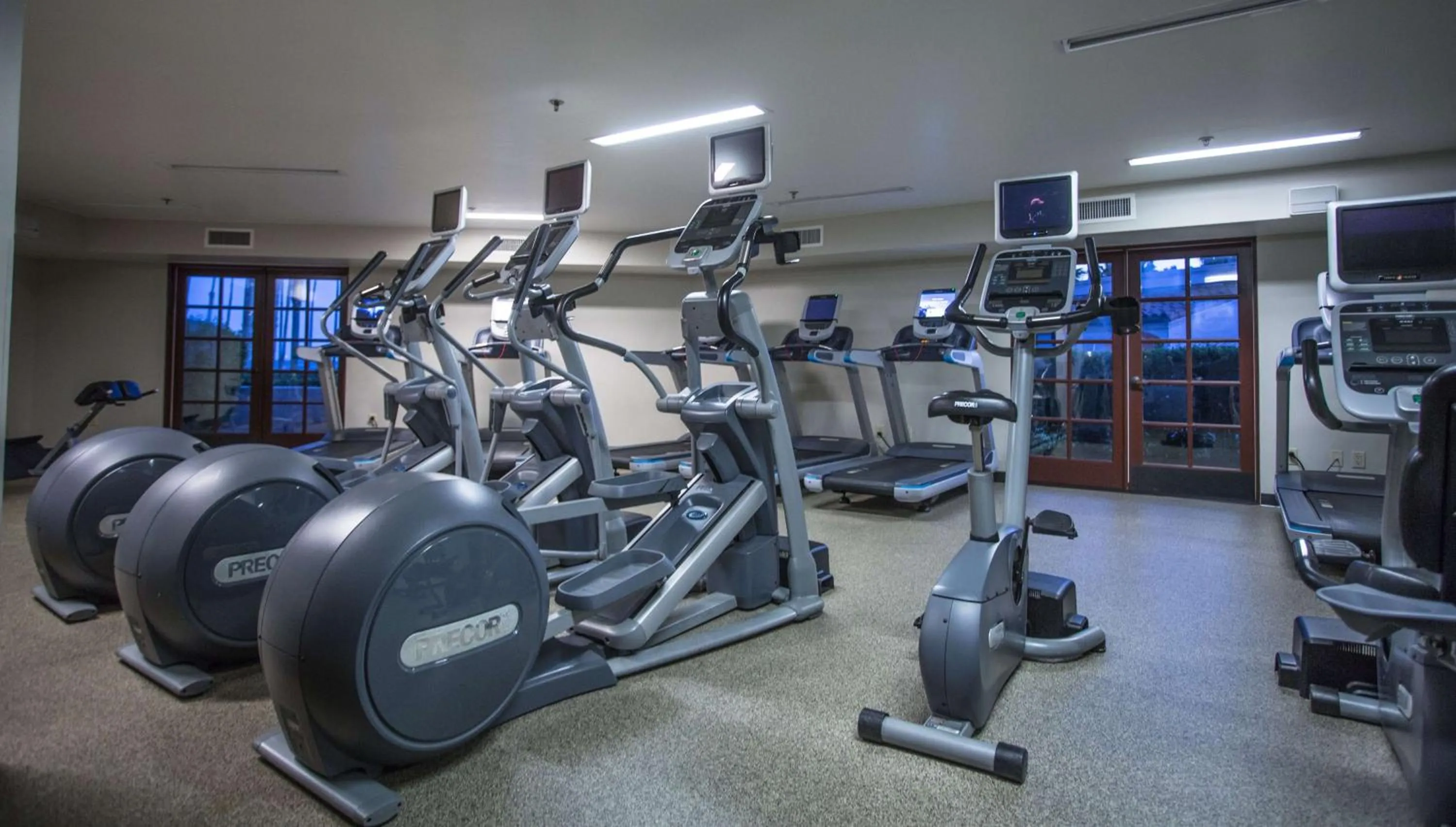 Fitness centre/facilities in Hilton Santa Barbara Beachfront Resort