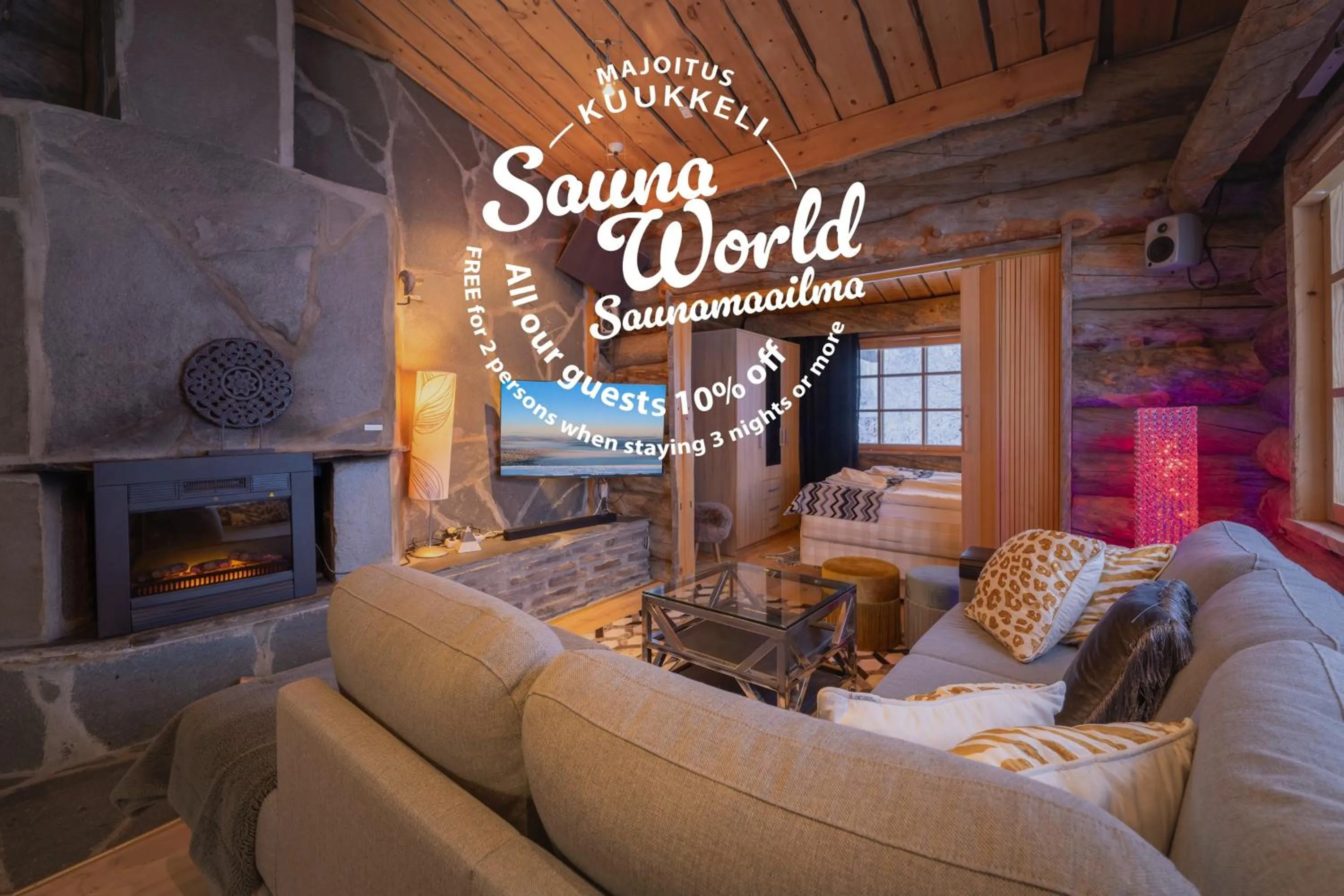 Superior Apartment in Kuukkeli Log Houses Teerenpesä - Superior Suite A49