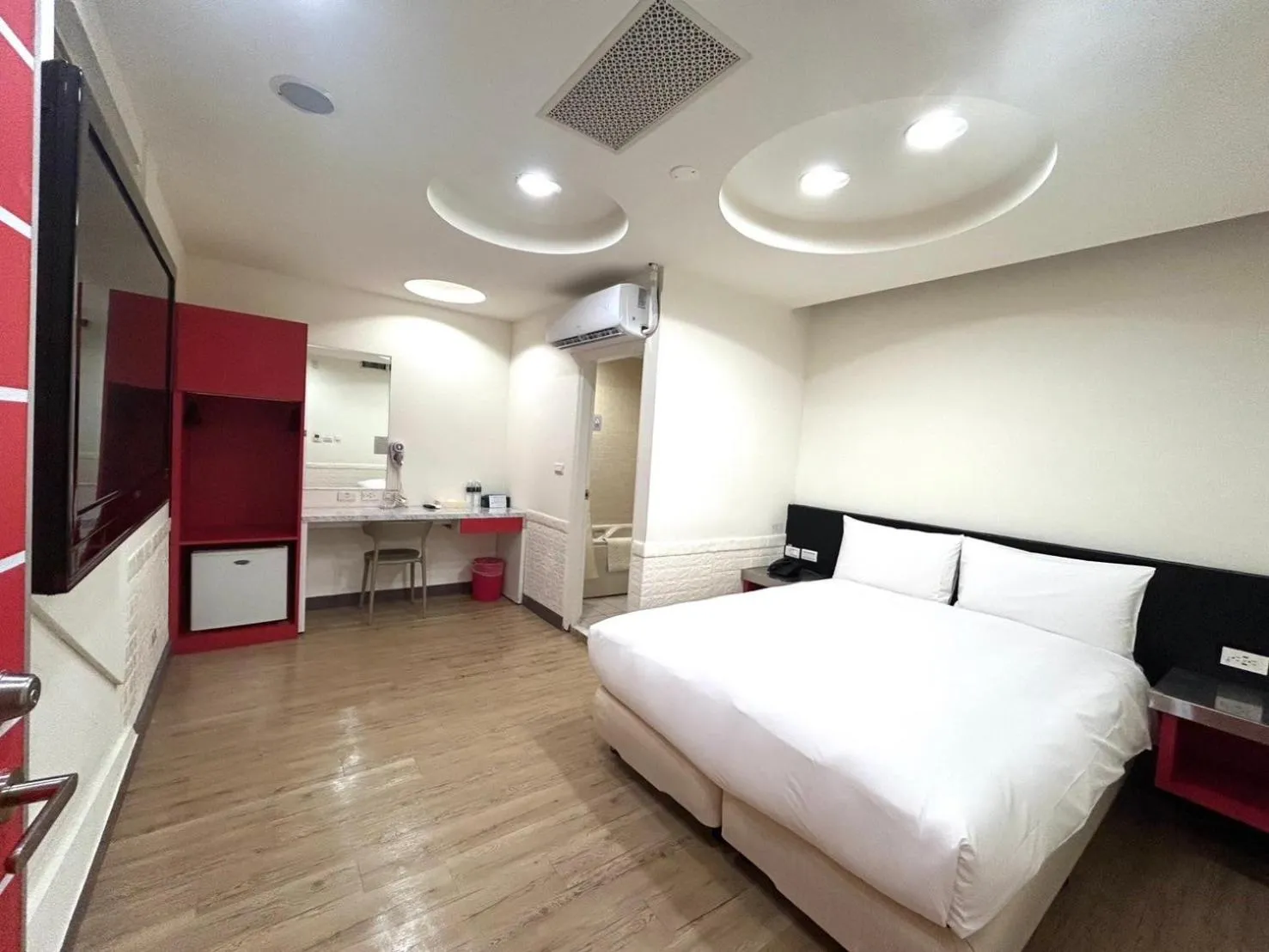 Bed in 柜富賓王旅店-台北館 Giant Rich King Plaza Hotel