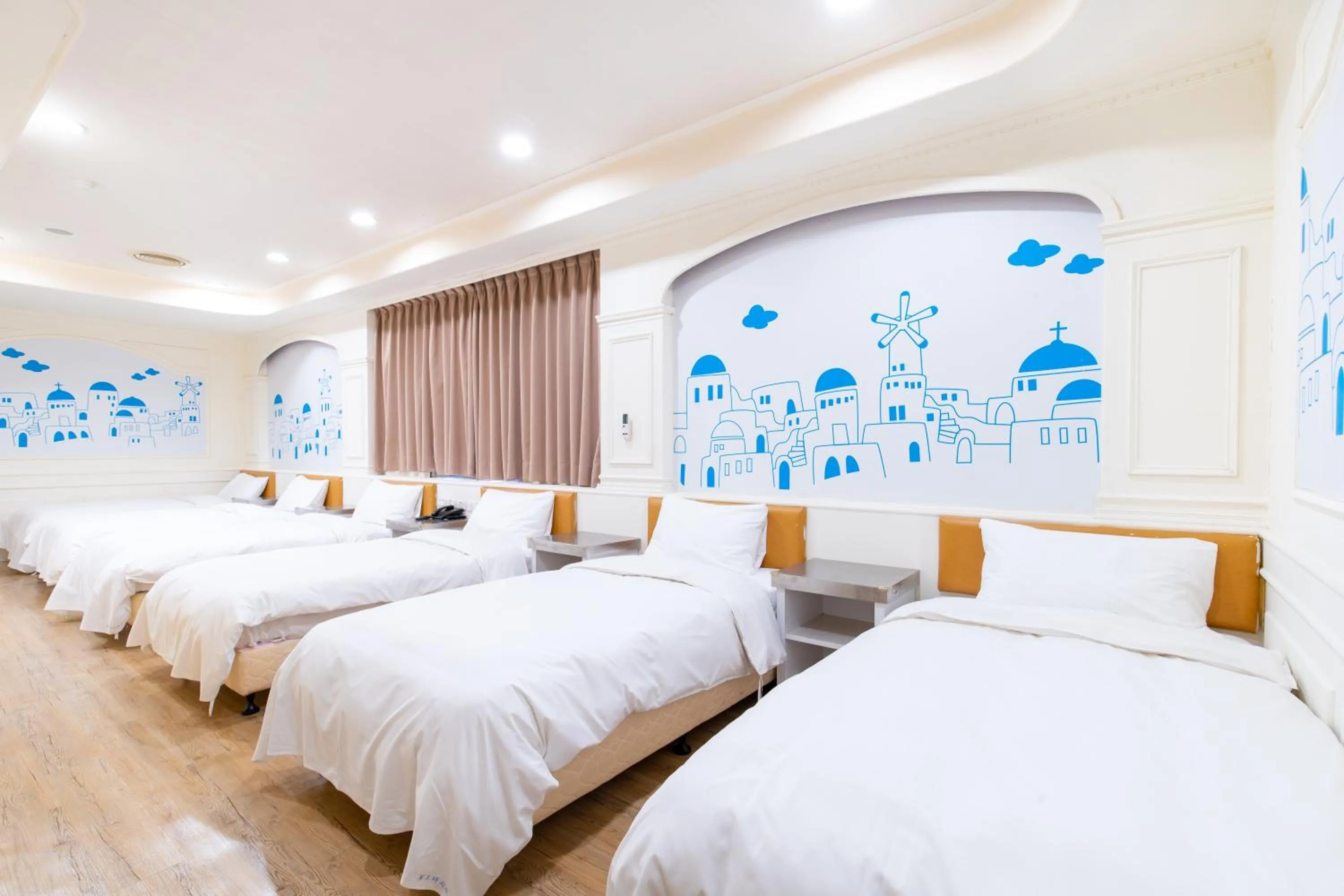 Bed in 柜富賓王旅店-台北館 Giant Rich King Plaza Hotel