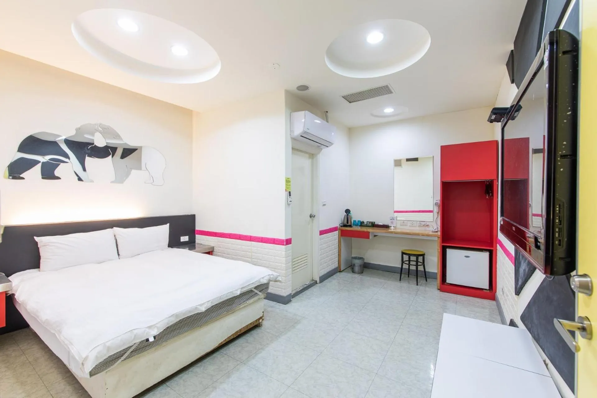 Bed in 柜富賓王旅店-台北館 Giant Rich King Plaza Hotel