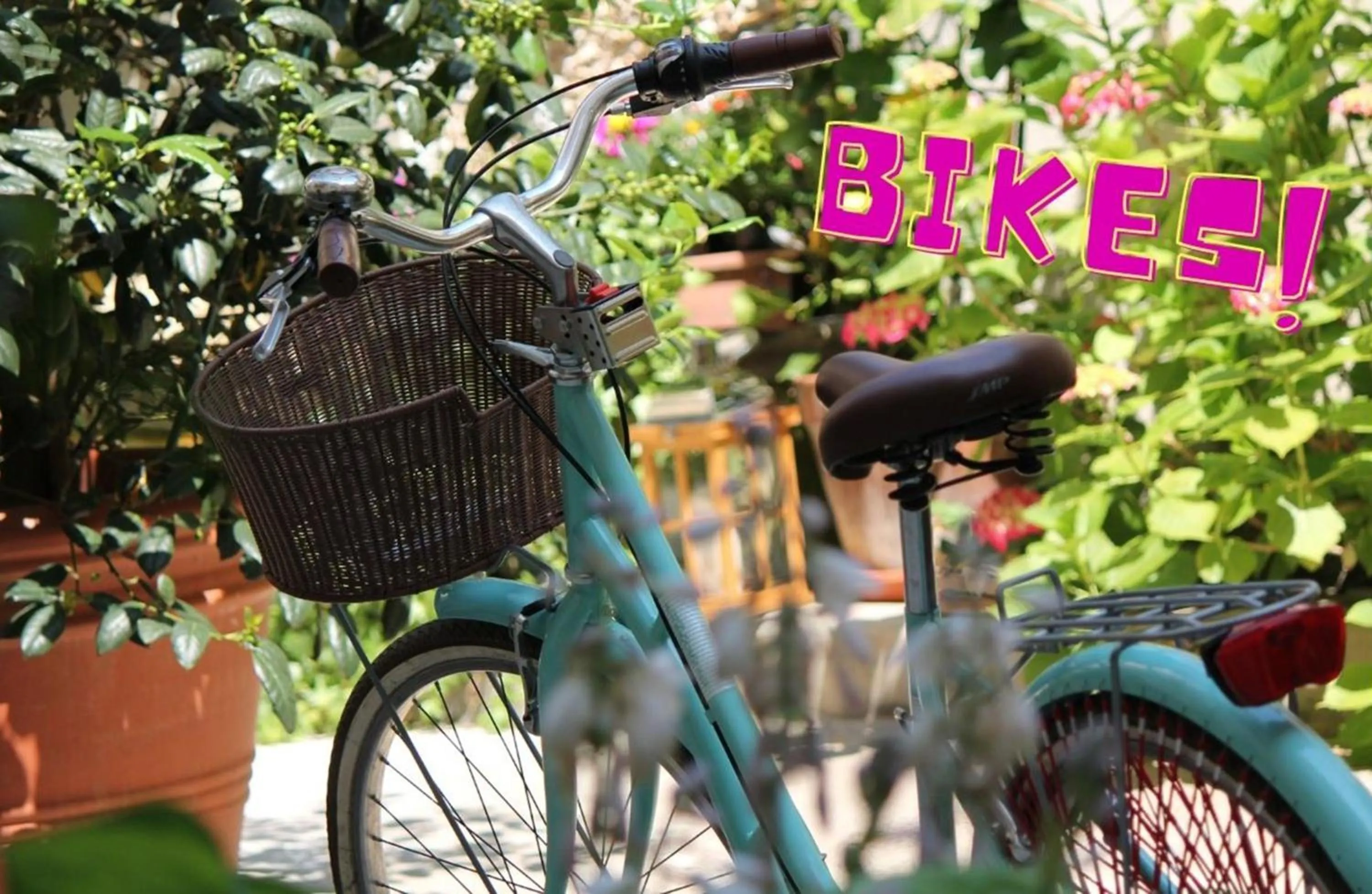 Cycling in Il Cortile di Elisa & our flats