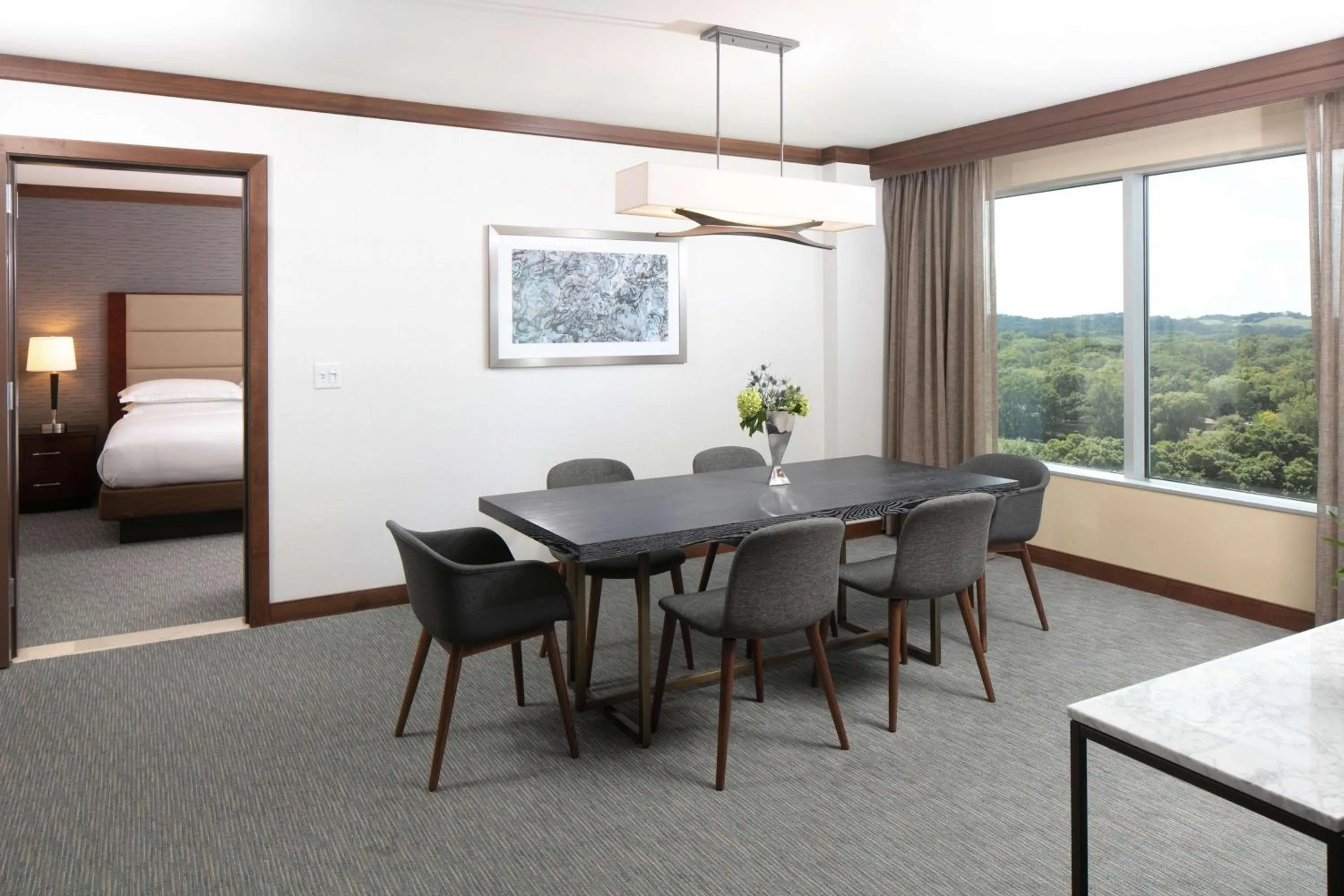 Photo of the whole room in Hilton Minneapolis Bloomington