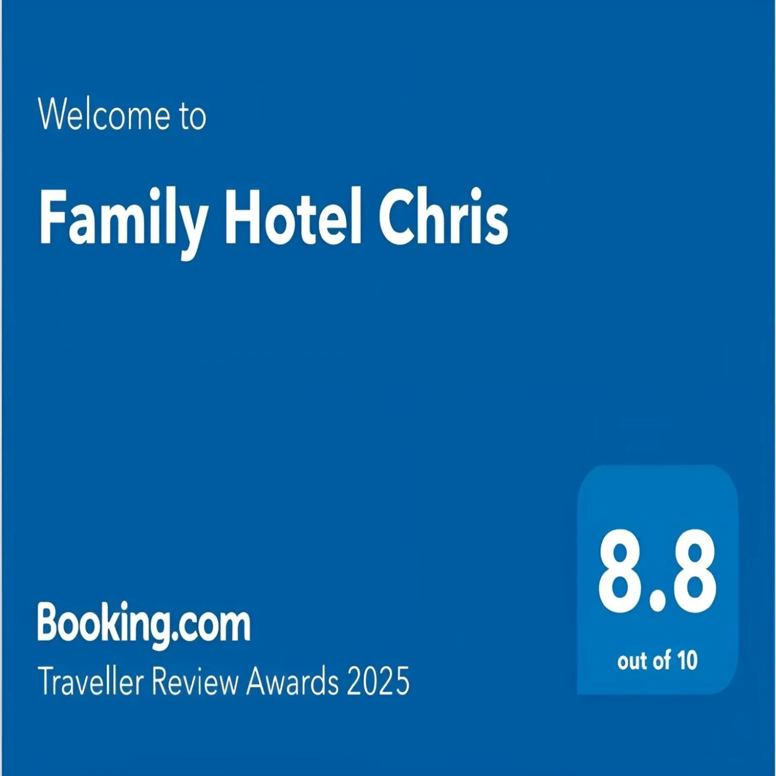 Certificate/Award in Family Hotel Chris